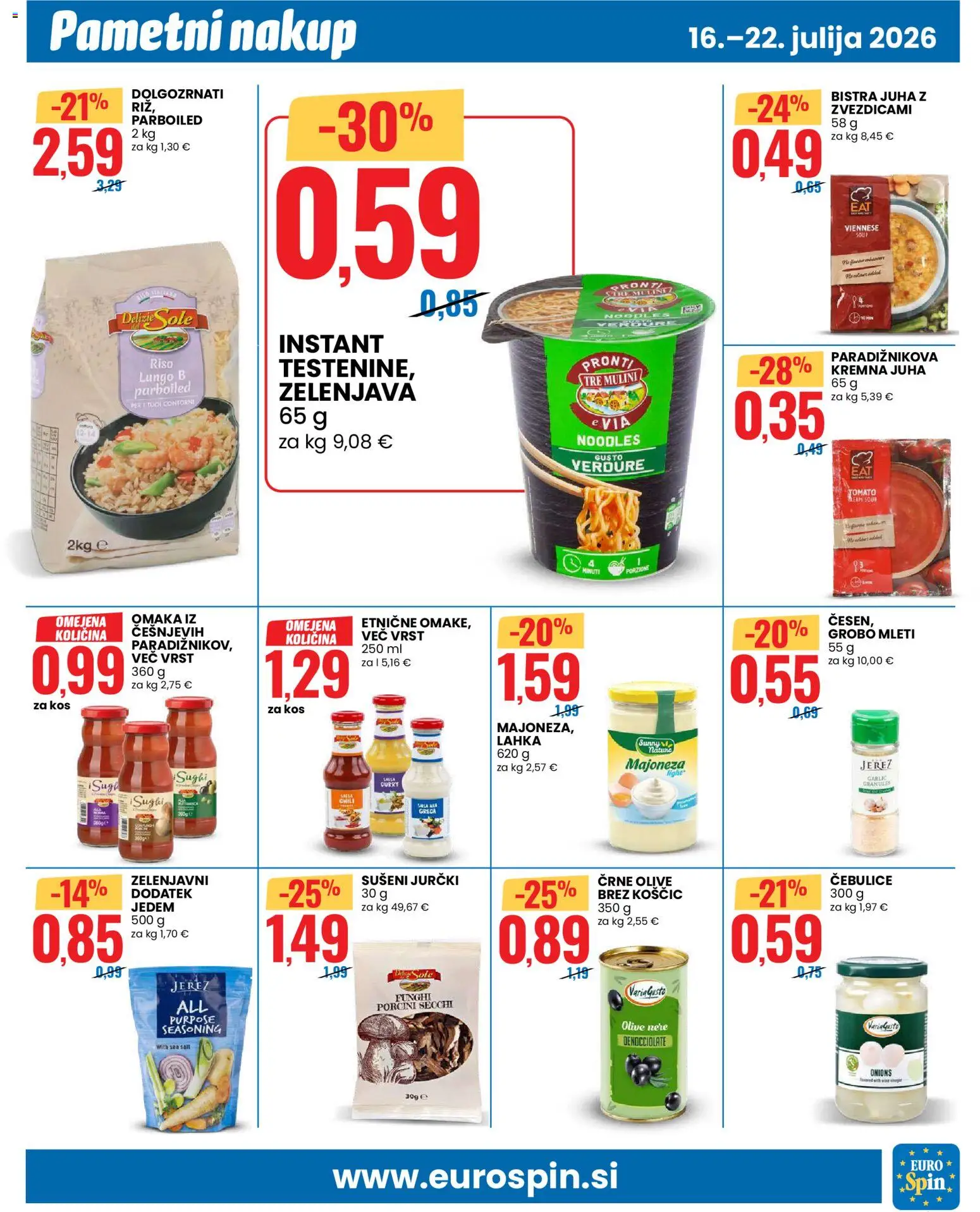 Novi Eurospin katalog ponudbe – veljaven od 16.07.2026 | Stran: 7