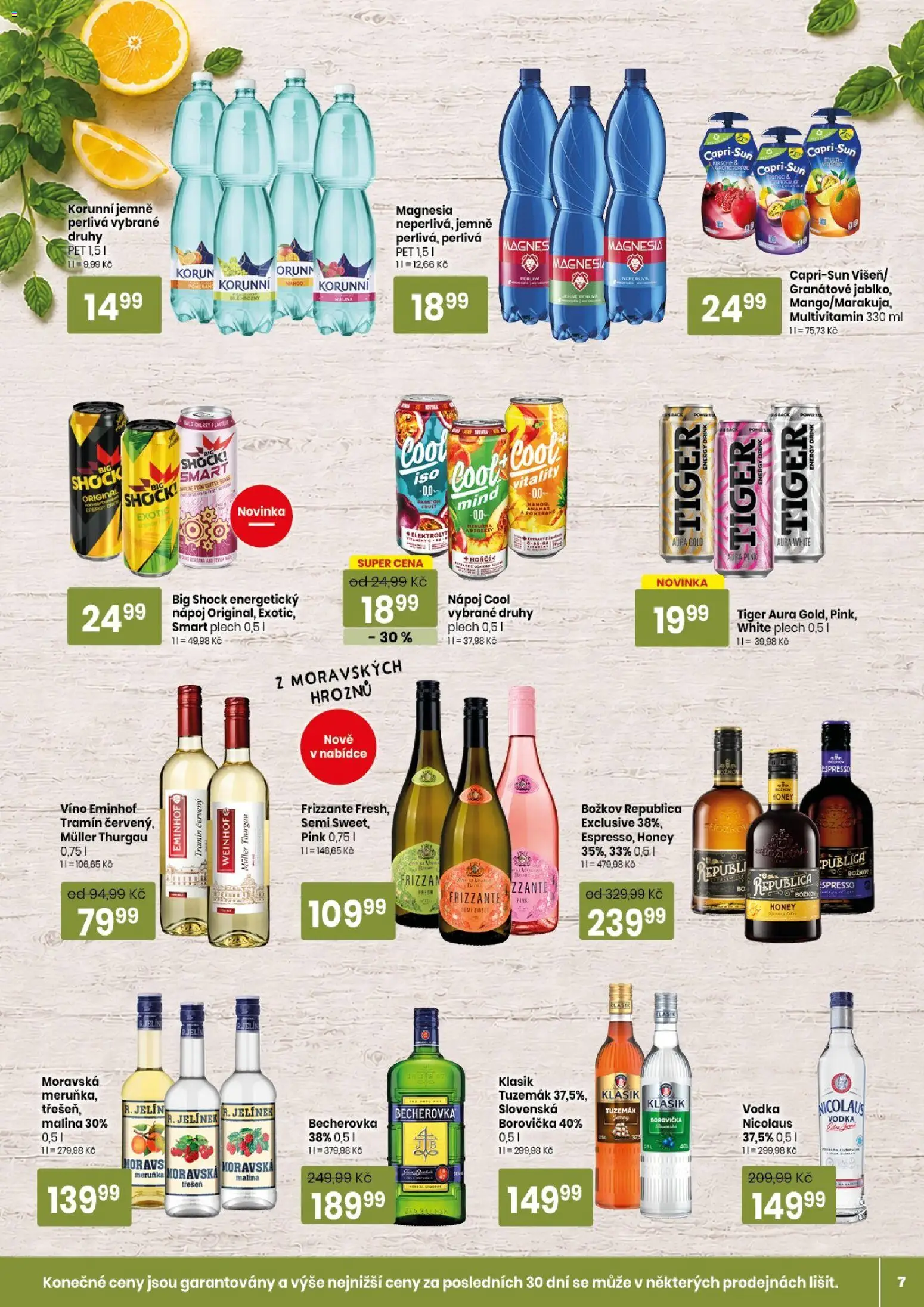 Tempo leták - Tuty od 03.06.2026 | Strana: 7 | Produkty: Hořčík, Tiger, Republica, Božkov