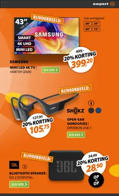 Expert folder - Voorbeeld van een folder van Expert, geldig van 21-09-2026 | Pagina: 11 | Producten: Tv, Speaker, Bluetooth