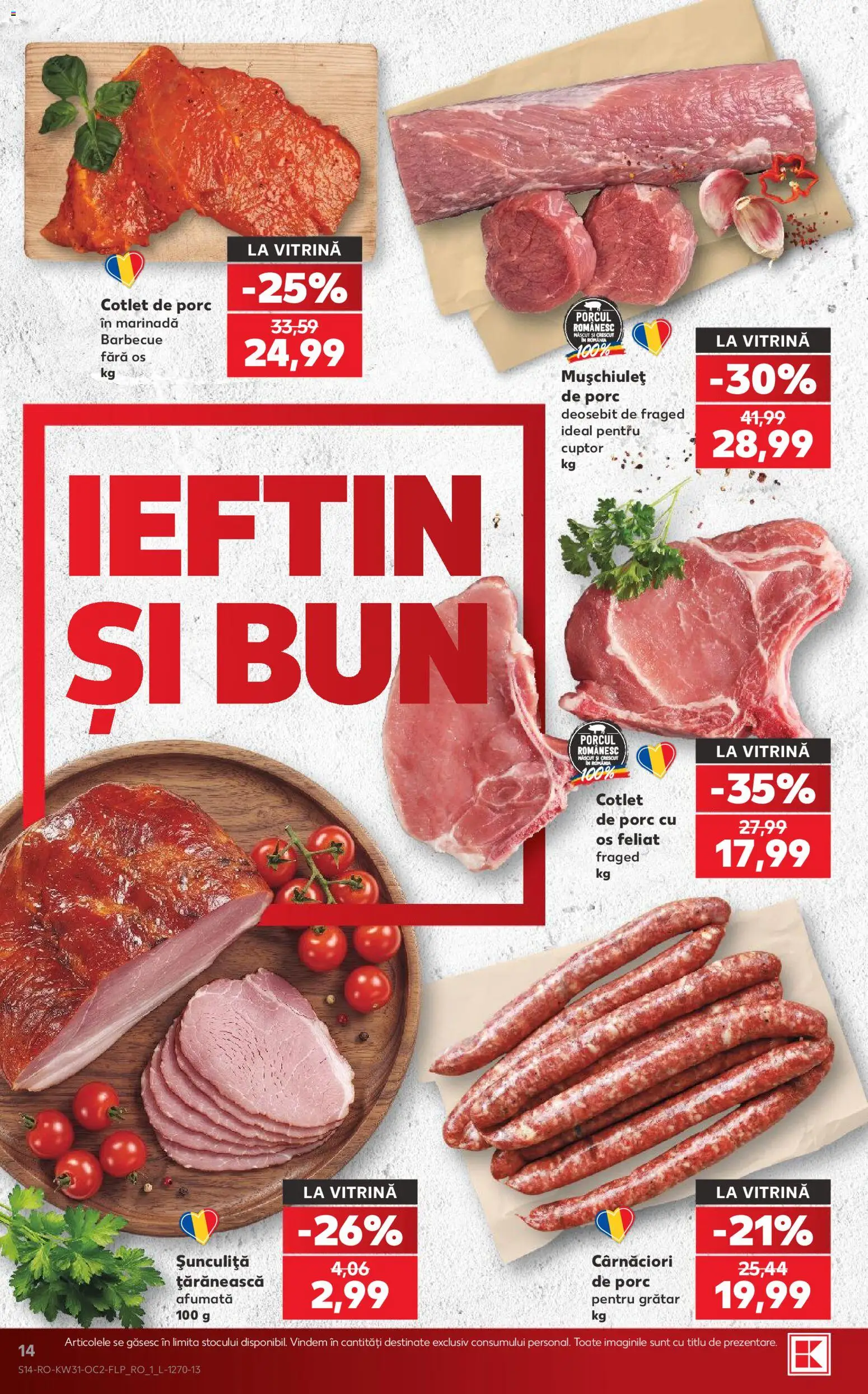 Noul catalog Kaufland – valabil de la 29.07.2026 | Pagină: 14 | Produse: Cuptor, Lait de coco, Grătar, Marinadă
