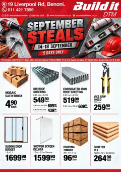 Build It specials catalogue – valid from 14/09/2026