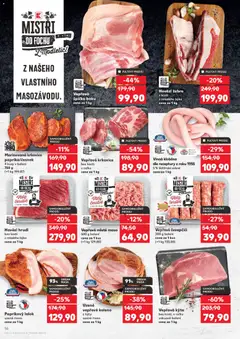 Náhled letáku Vinná klobása, dle receptury z roku 1955 5% Veltlínské zelené cena za 1 kg od 03.06.2026 | Strana: 16
