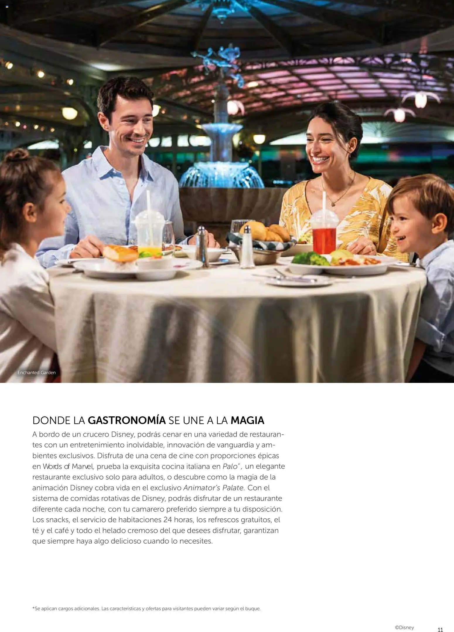 Viajes El Corte Inglés Disney Cruise Line │ válido desde el 07.04.2026 | Página: 11 | Productos: Café, Té, Helado, Cocina