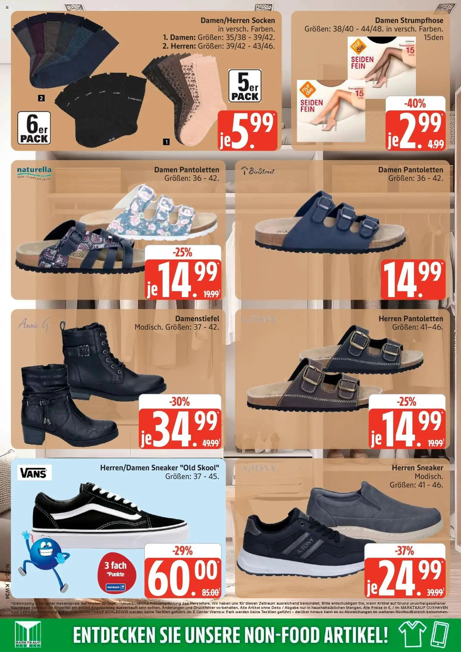 Edeka Prospekt Rostock (ab 17.08.2026) » Angebote Online | Seite: 32 | Produkte: Socken, Strumpfhose