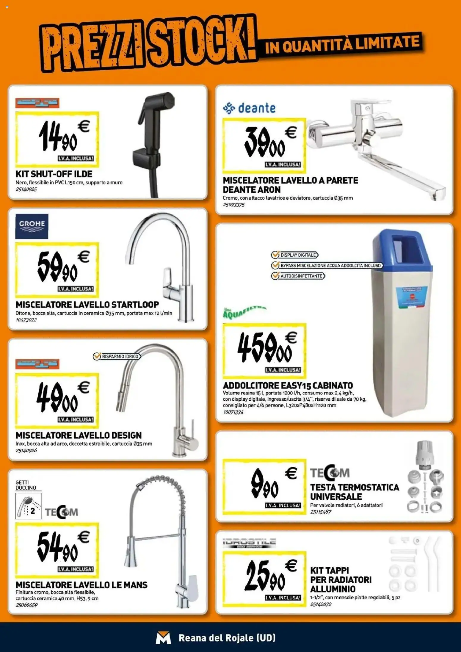 Nuovo TECNOMAT - Straordinari prezzi stock! dal 24/09/2026 > offerte anteprima 🛍️ | Pagina: 5 | Prodotti: Acqua, Sale, Lavello, Lavatrice