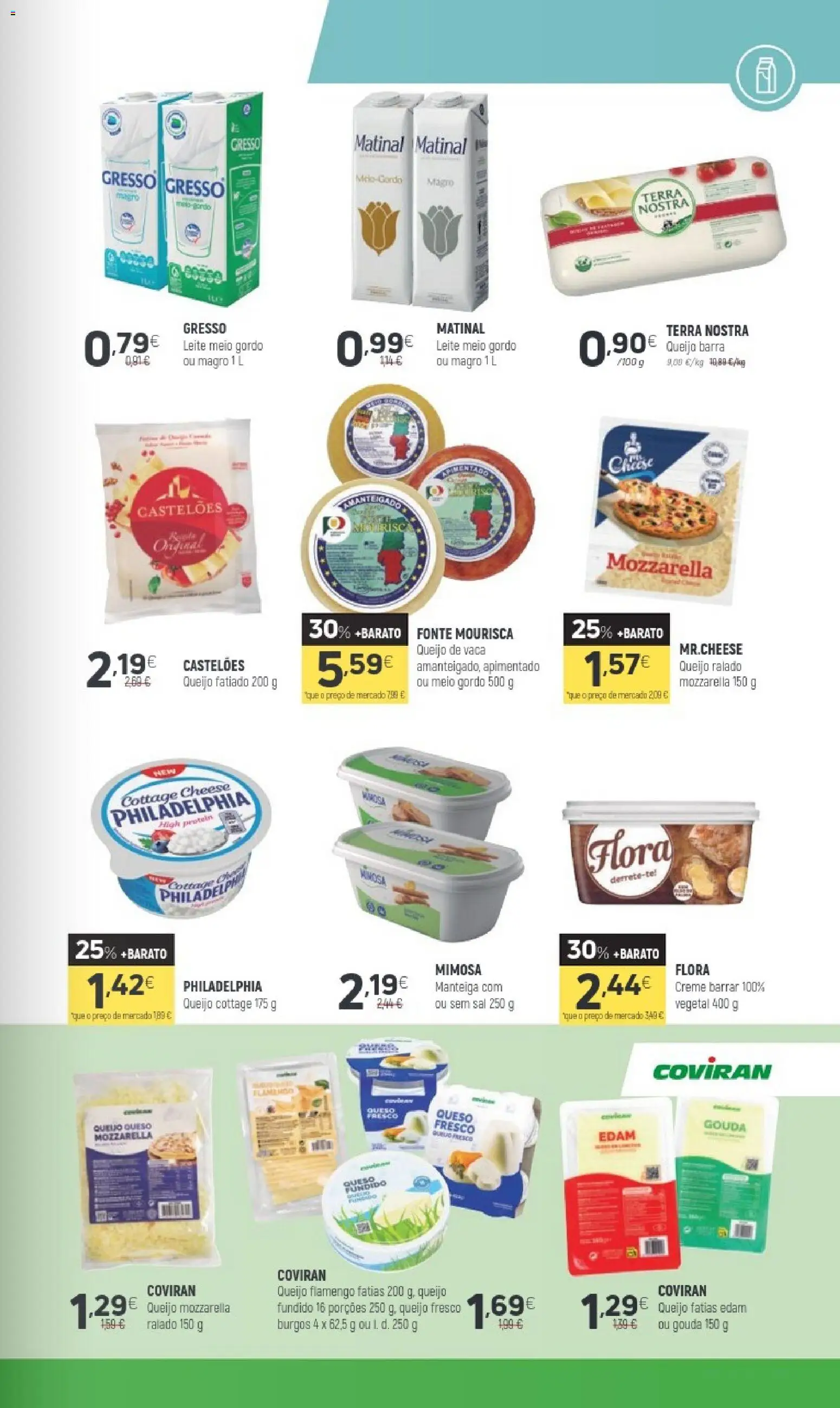 Coviran folheto │ válido de 21.04.2026 | Página: 5 | Produtos: Queijo cottage, Sal, Manteiga, Creme