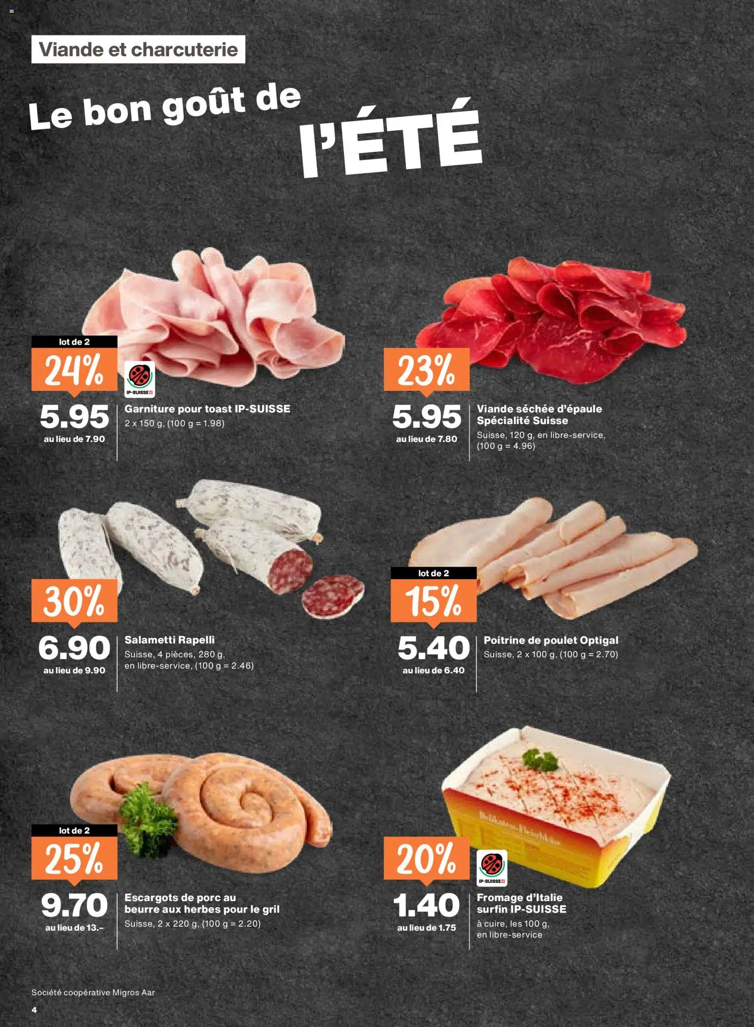 Migros aktionen FR – gültig ab 23.07.2026 | Seite: 4