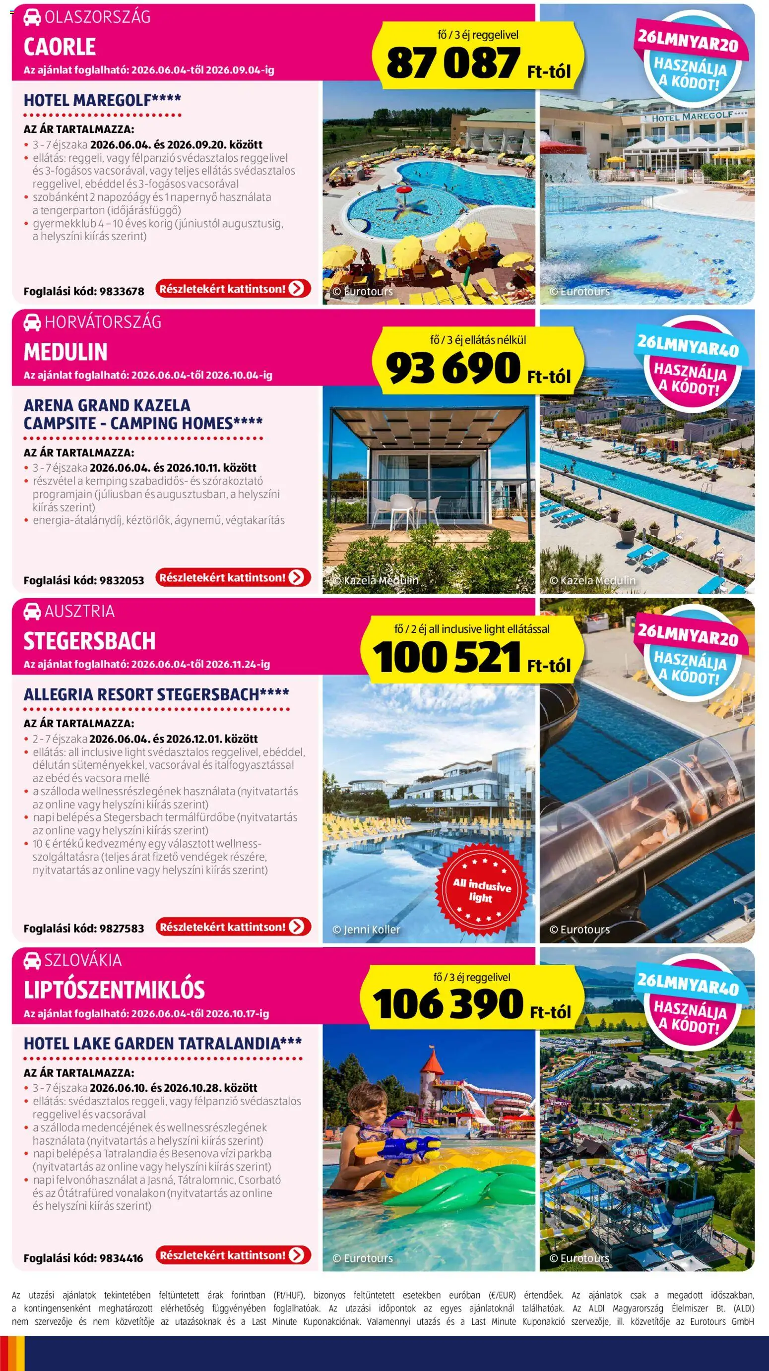 Aldi akciós ujság - amely érvényes a következő dátumtól: 04.06.2026 | Oldal: 6 | Termékek: Napozóágy, Napernyő