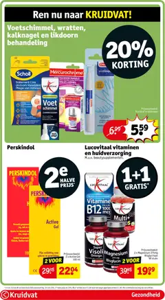 Perskindol Active Gel, Pijn verlichting voor spieren en gewrichten - Voorbeeld van een folder van Kruidvat, geldig van 19.05.2026 | Pagina: 55