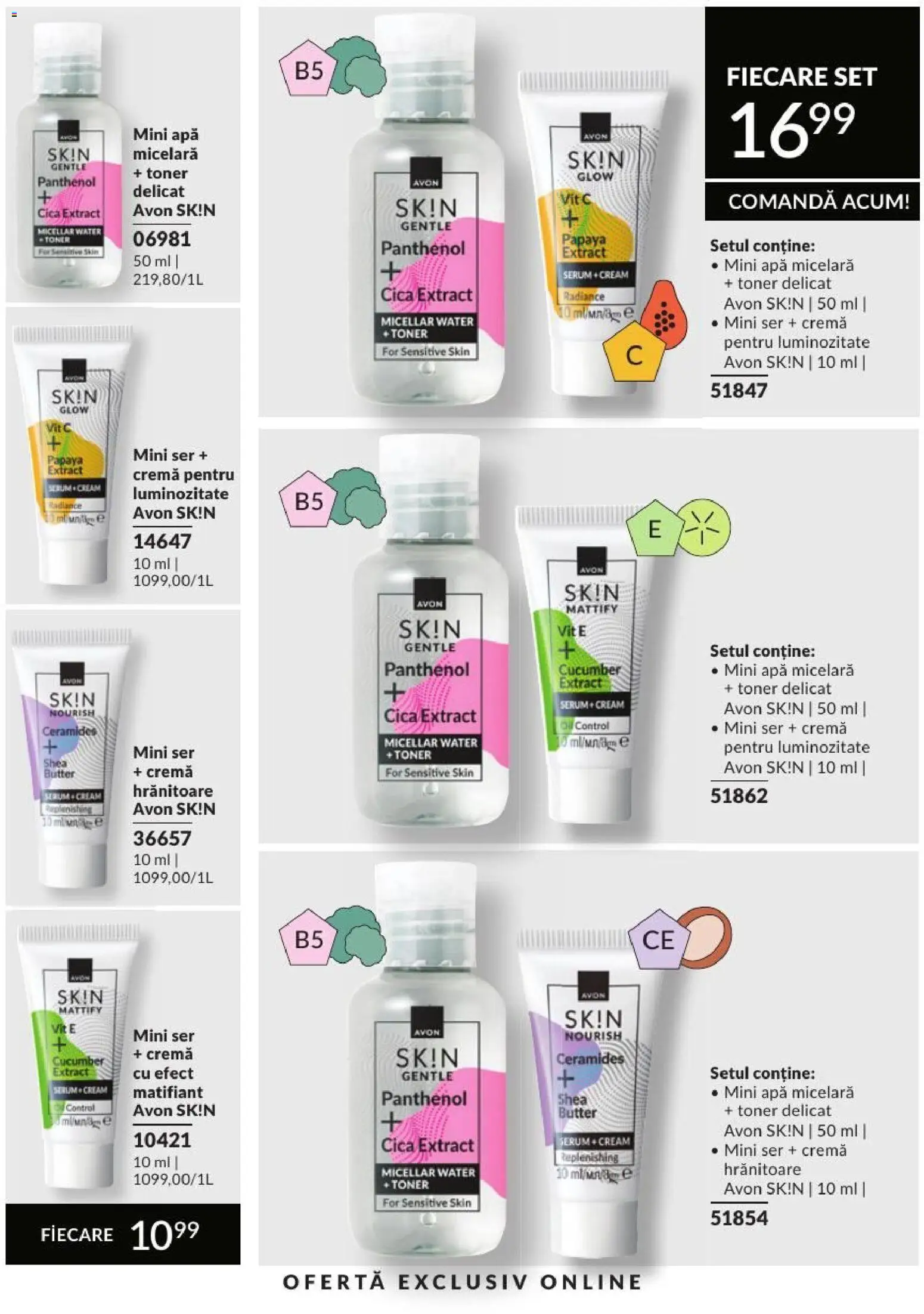 Noul catalog Avon – valabil de la 01.09.2026 | Pagină: 209 | Produse: Serum, Toner, Cremă, Apă micelară