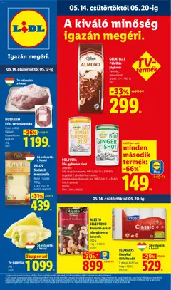 Lidl akciós újság - amely érvényes a következő dátumtól: 14.05.2026