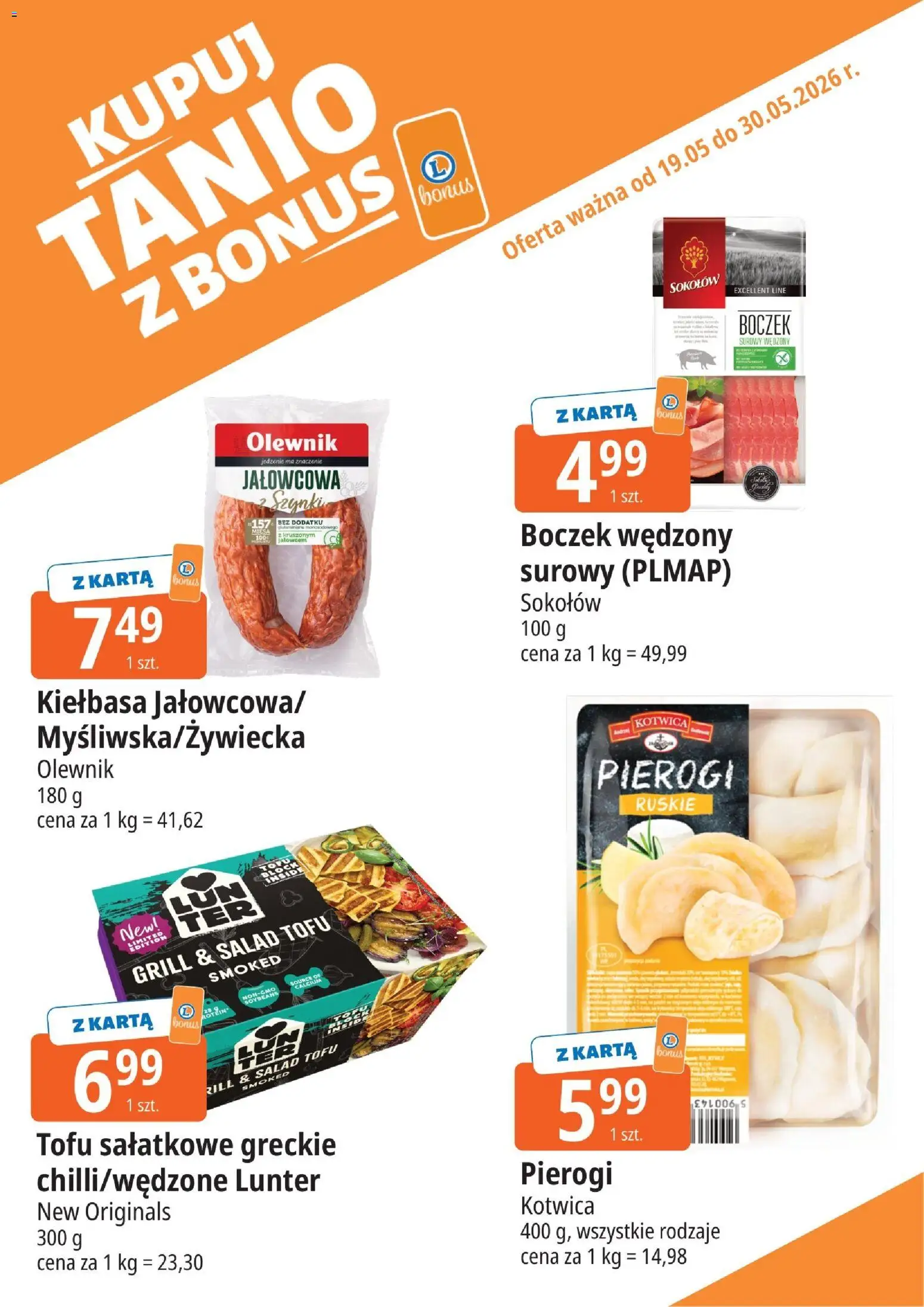 E.Leclerc gazetka - Radom kupony dodatkowe od 19.05.2026 | Strona: 11 | Produkty: Karta, Grill, Boczek wędzony, Boczek