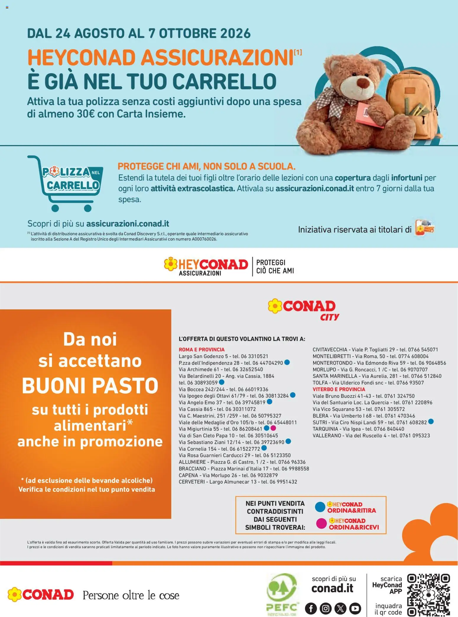 Volantino Conad del 26/08/2026 | Pagina: 20 | Prodotti: Bevande, Carrello, Stampa