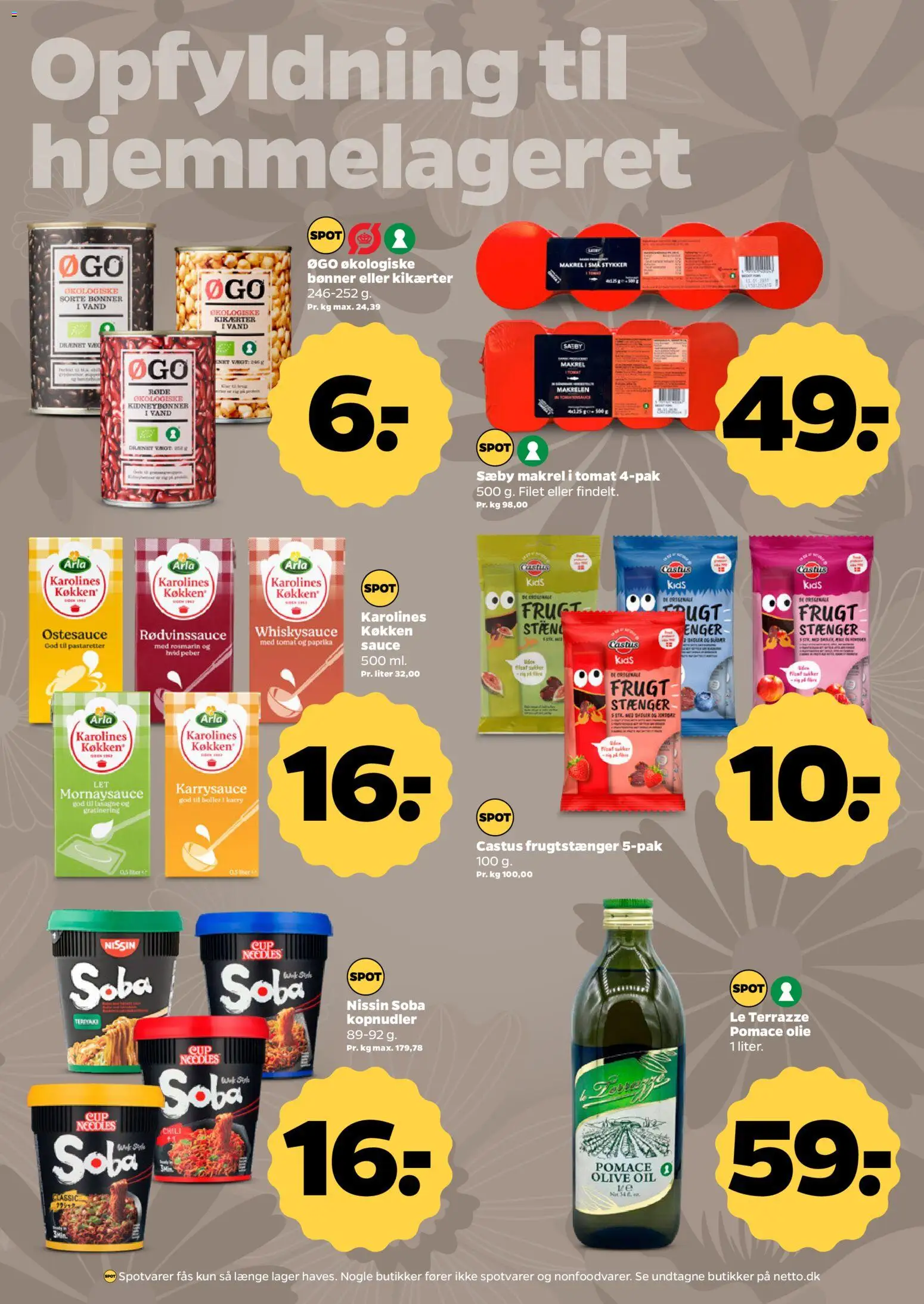 Netto tilbudsavis – gyldig fra 01/08/2026 | Side: 19 | Produkter: Chili, Kopnudler, Kikærter, Paprika