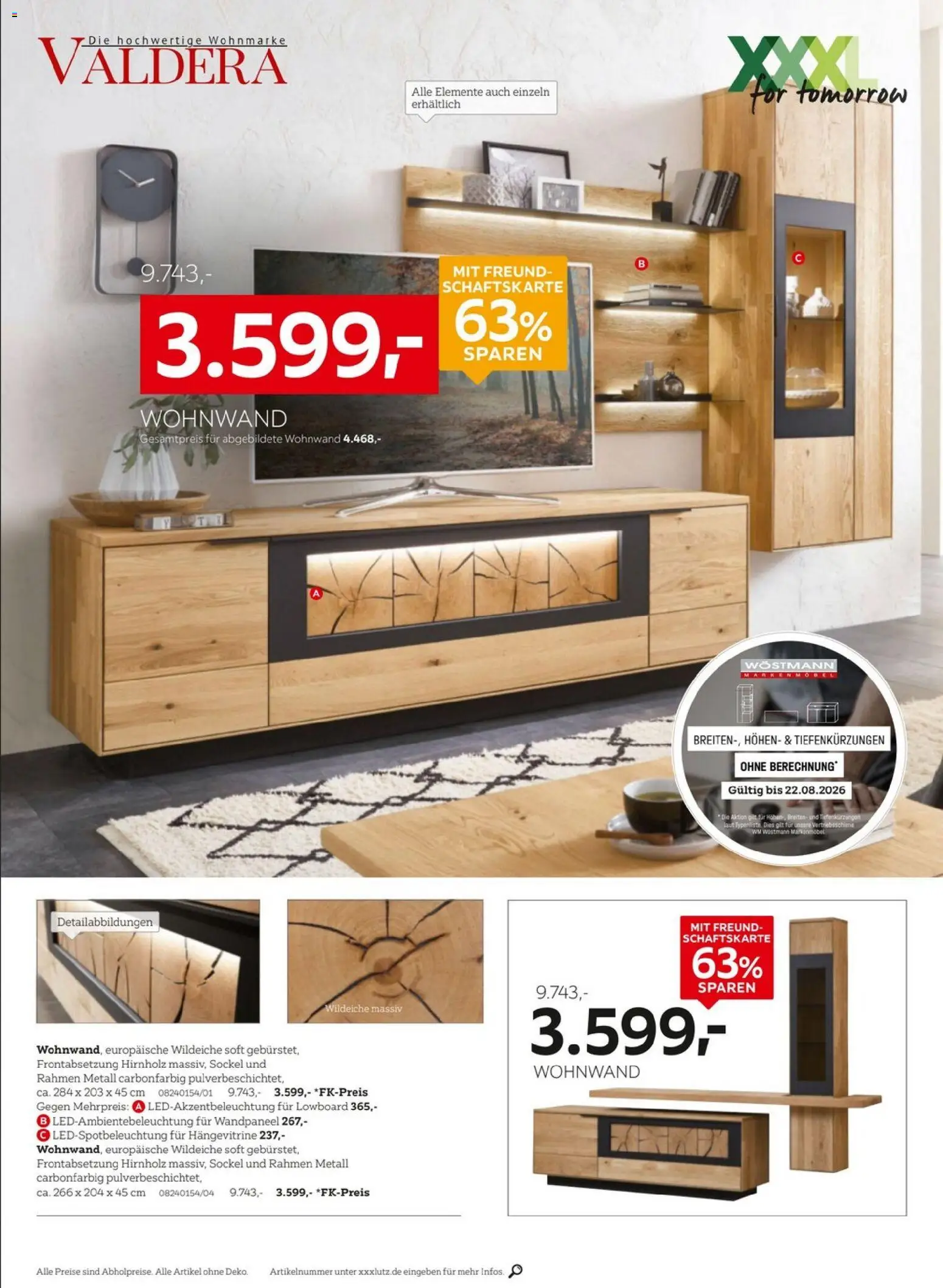 XXXLutz Jubiläum – gültig ab 08.08.2026 | Seite: 10 | Produkte: Wohnwand, Lowboard, Hängevitrine
