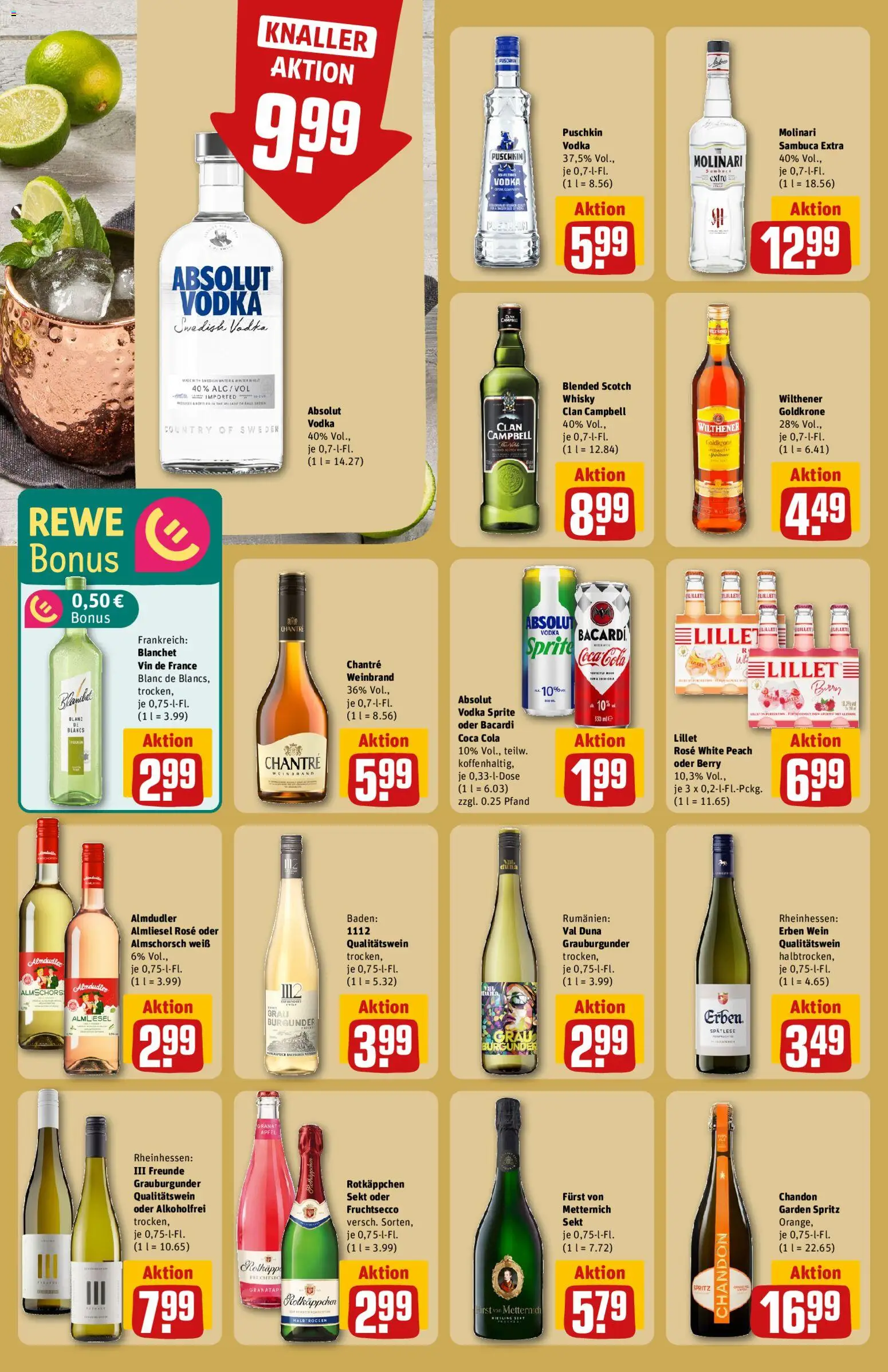 Rewe ihr Kaufpark Prospekt 	 – gültig ab 18.05.2026 | Seite: 22 | Produkte: Cola, Wilthener, Sambuca, Wein