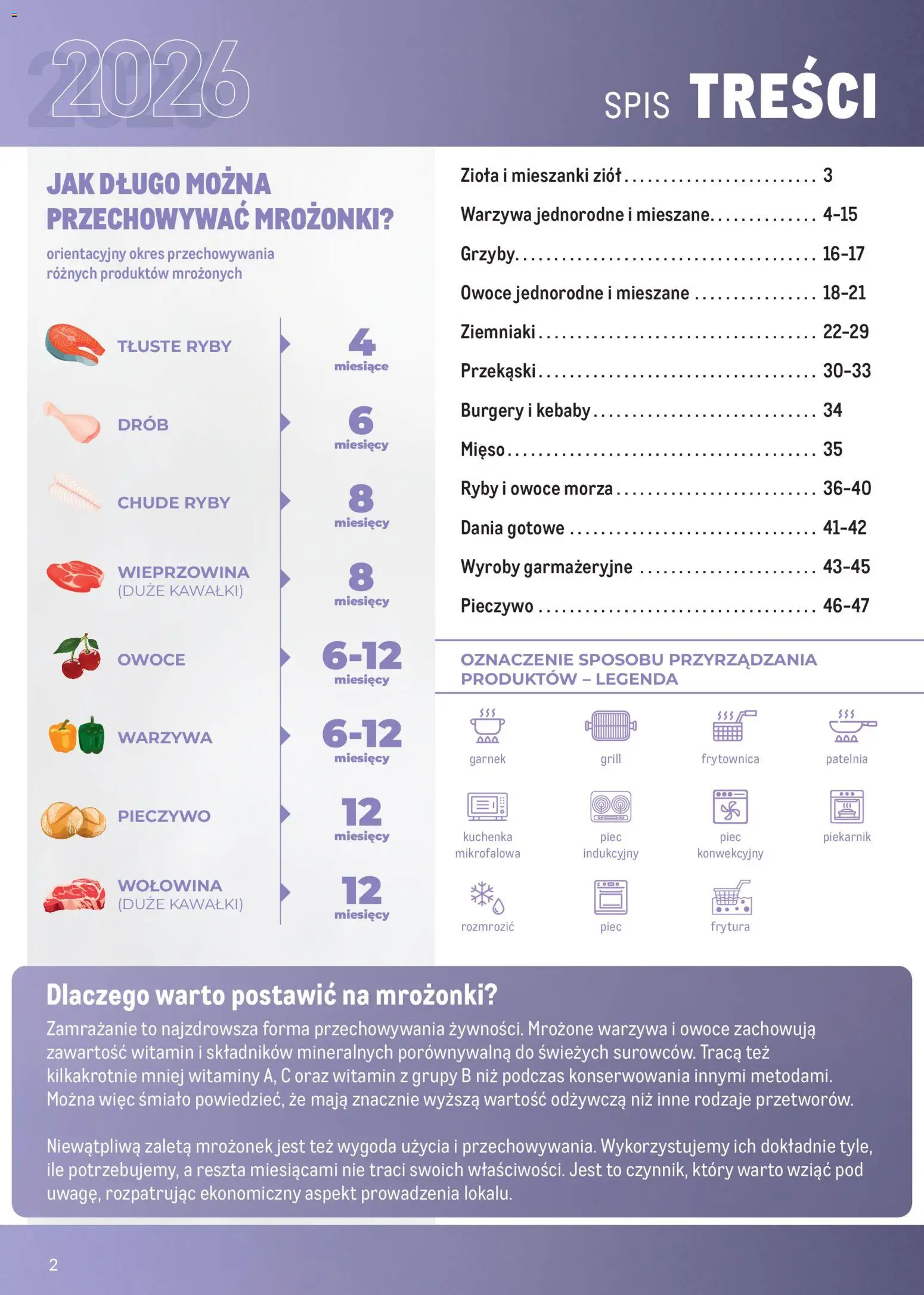 Makro gazetka - Mrożonki od 01.05.2026 | Strona: 2 | Produkty: Pieczywo, Grill, Wieprzowina, Owoce morza