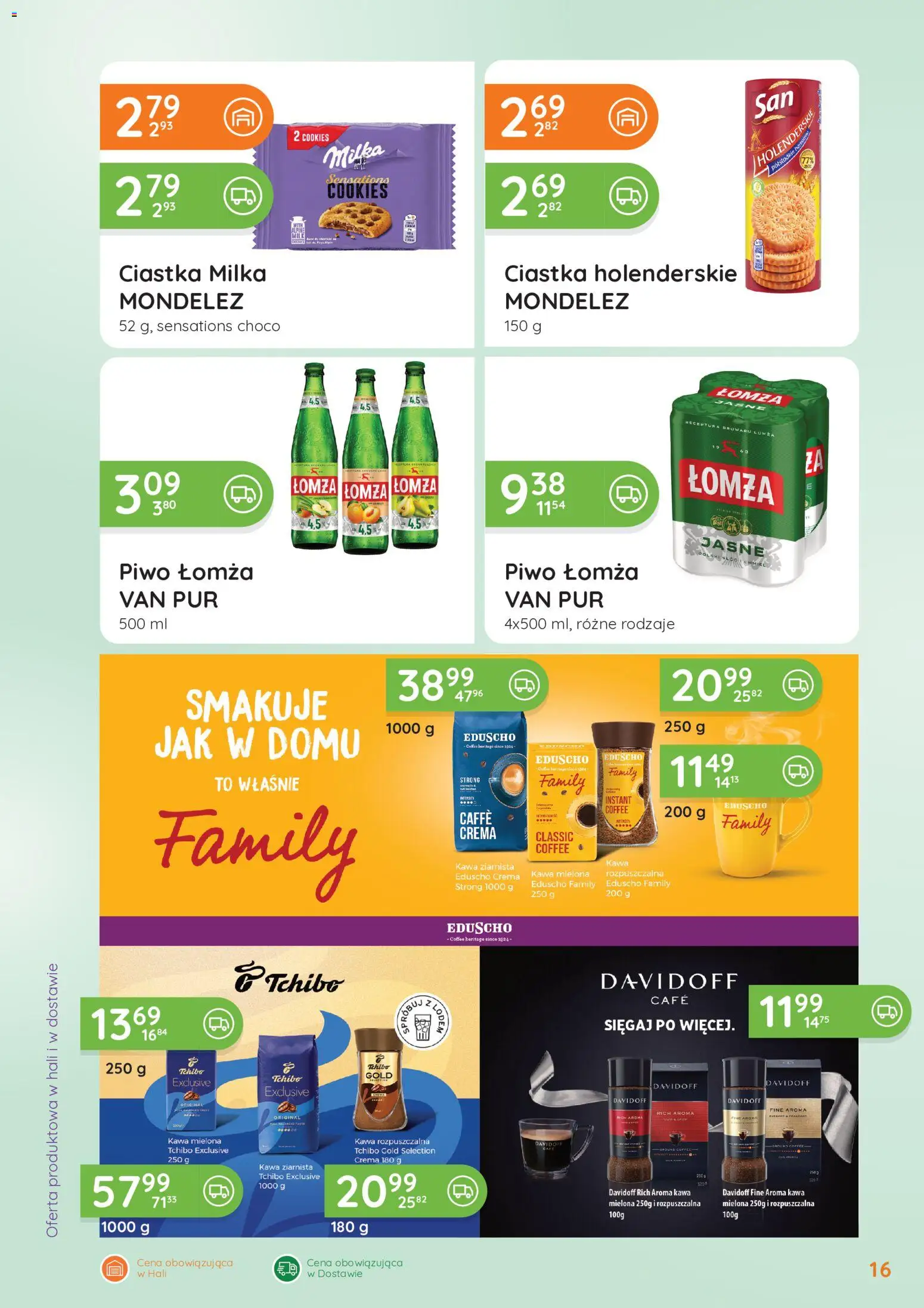 Eurocash gazetka - Oferta Handlowa od 29.06.2026 | Strona: 16 | Produkty: Kawa ziarnista, Tchibo exclusive, Milka, Kawa