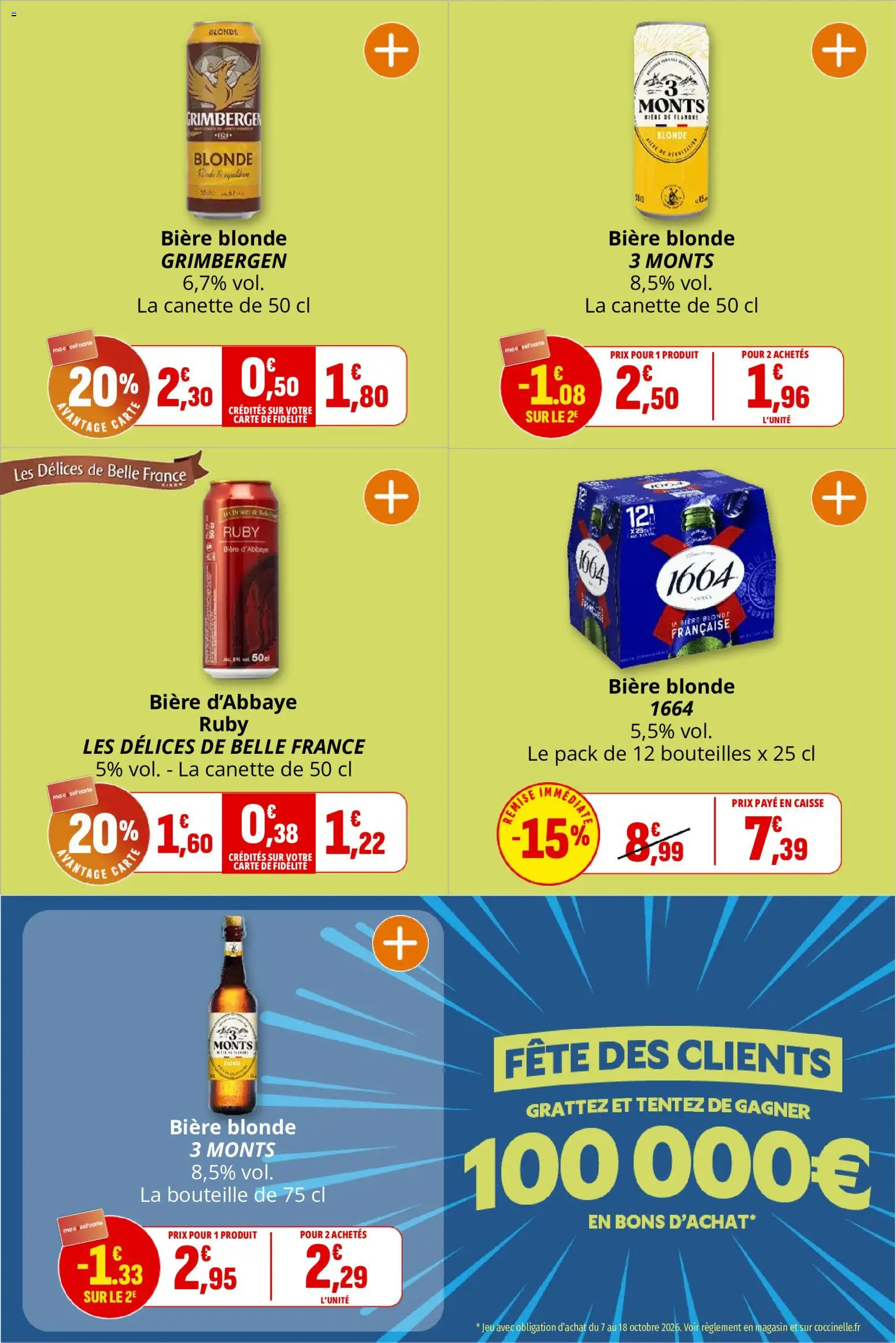 {H1} | Page: 23 | Produits: Bière d’abbaye, Bière blonde, Bouteille, Bière