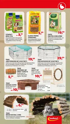 zookauf Prospekt ab 30.05.2026 gültig | Seite: 9 | Produkte: Spiel, Kaninchen, Erbse, Karotte