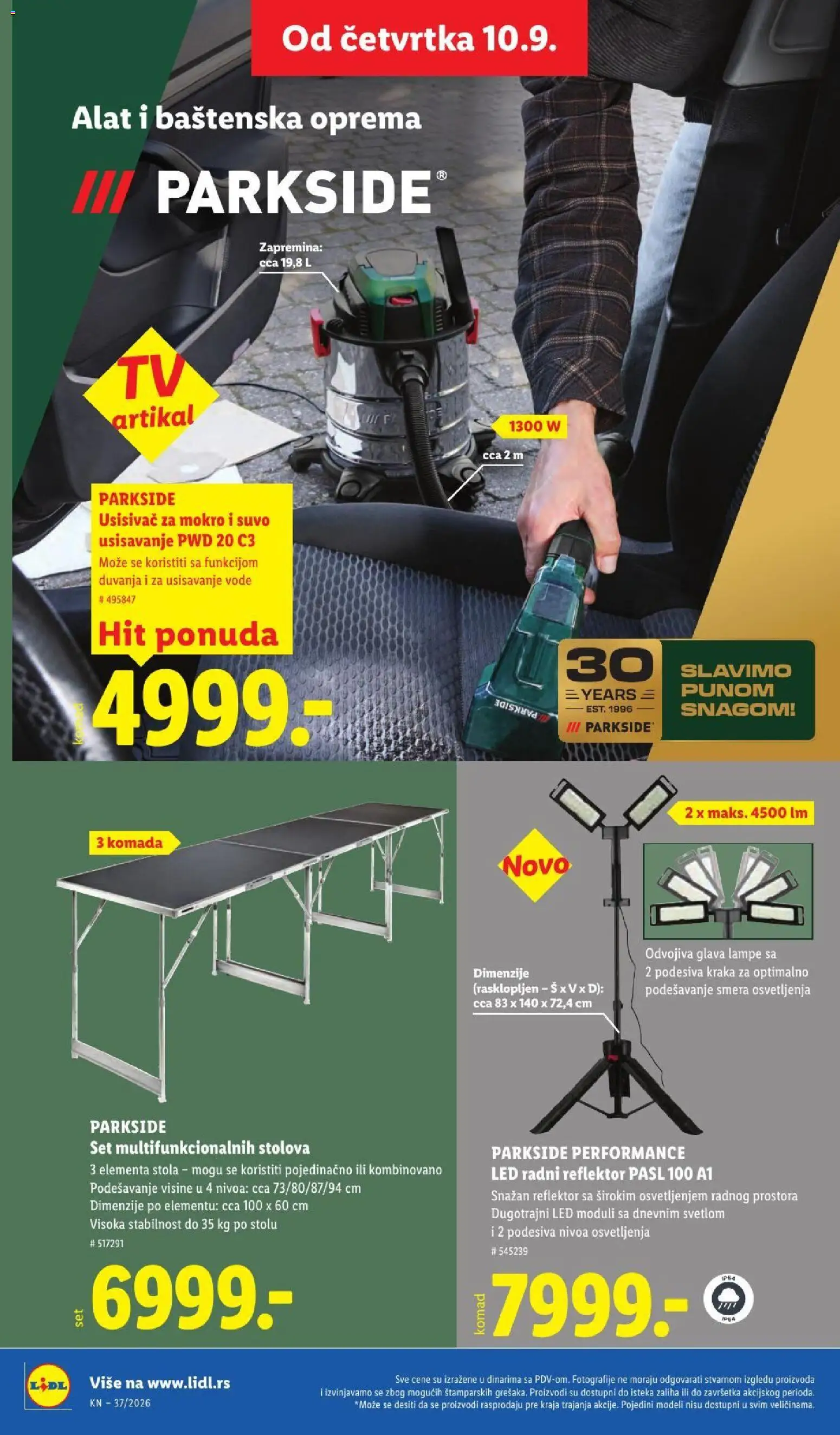 Lidl katalog - važi od 10.09.2026 | Strana: 72