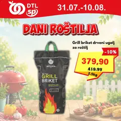 Senta Promet katalog Dani roštilja - pregled Senta Promet kataloga - važi od 31.07.2026 | Strana: 6 | Proizvode: Briket, Roštilj
