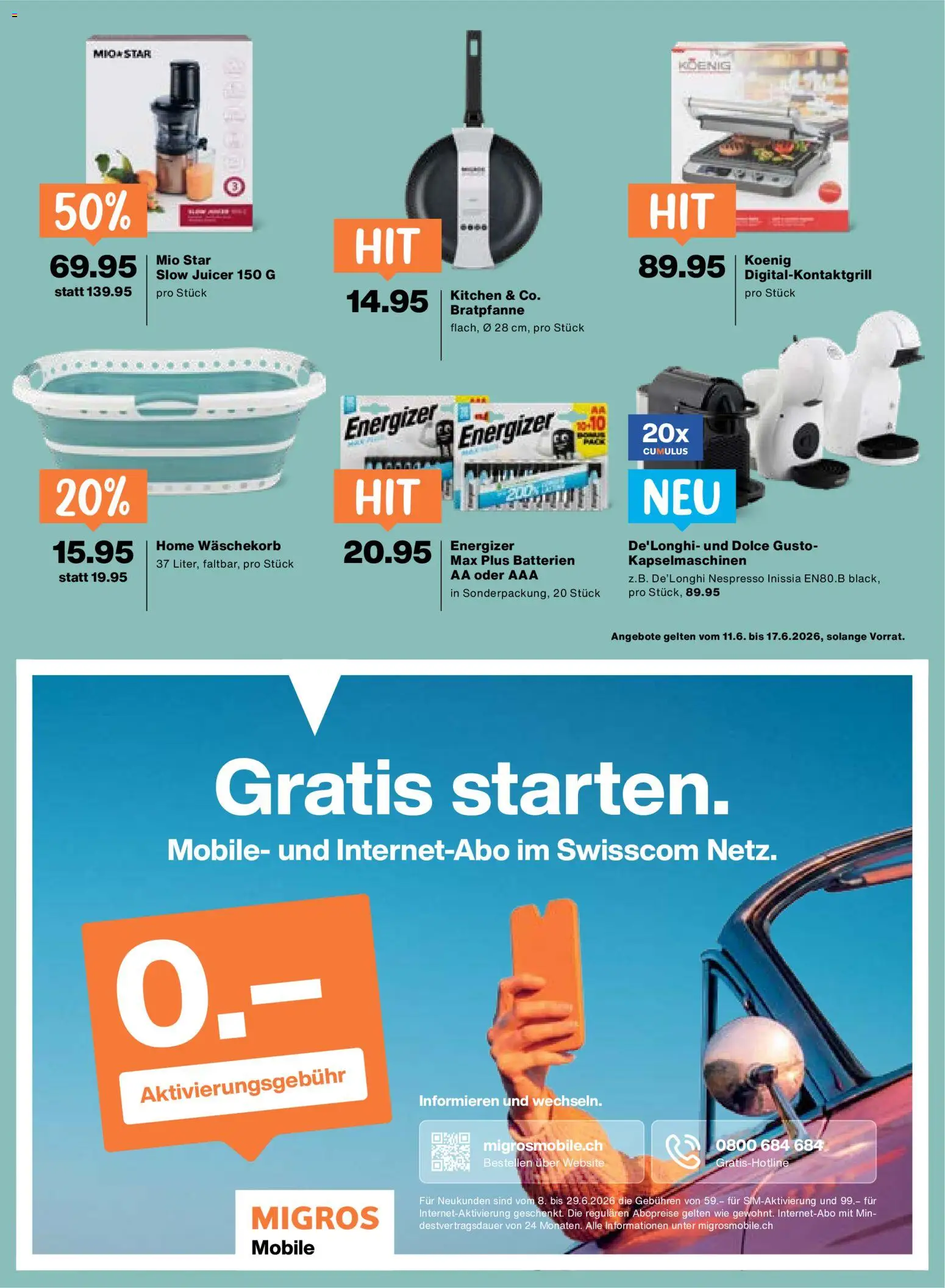 Migros aktionen – gültig ab 11.06.2026 | Seite: 21 | Produkte: Grill