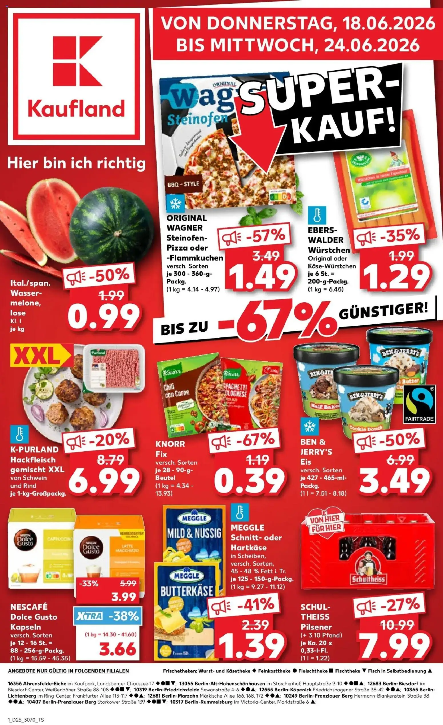 Kaufland Prospekt Ahrensfelde – gültig ab 15.06.2026 | Seite: 12 | Produkte: Nescafe, Knorr, Wurst, Chili