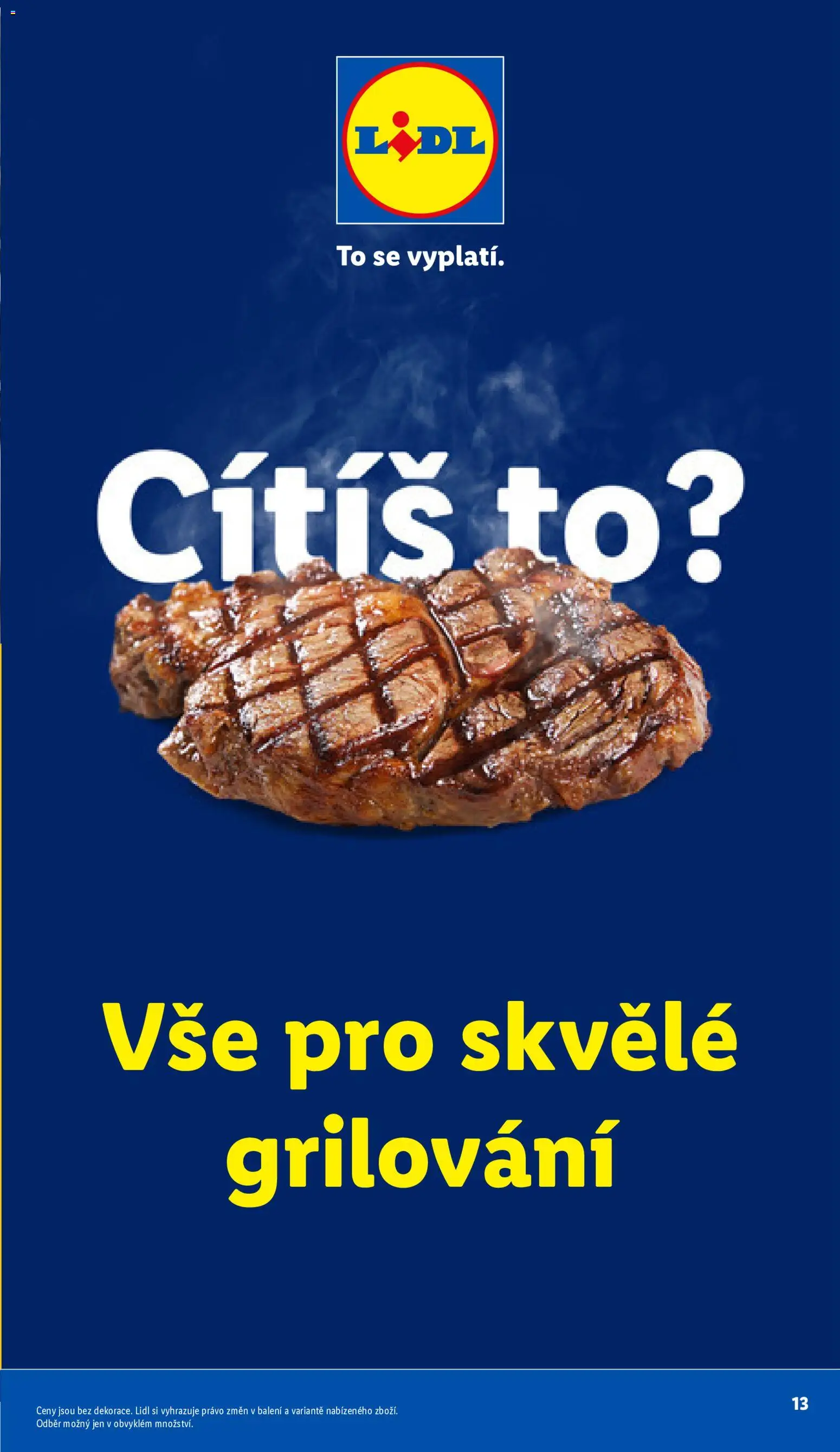 Lidl leták - Vše pro skvělé grilování od 05.05.2026 | Strana: 13 | Produkty: Grilování