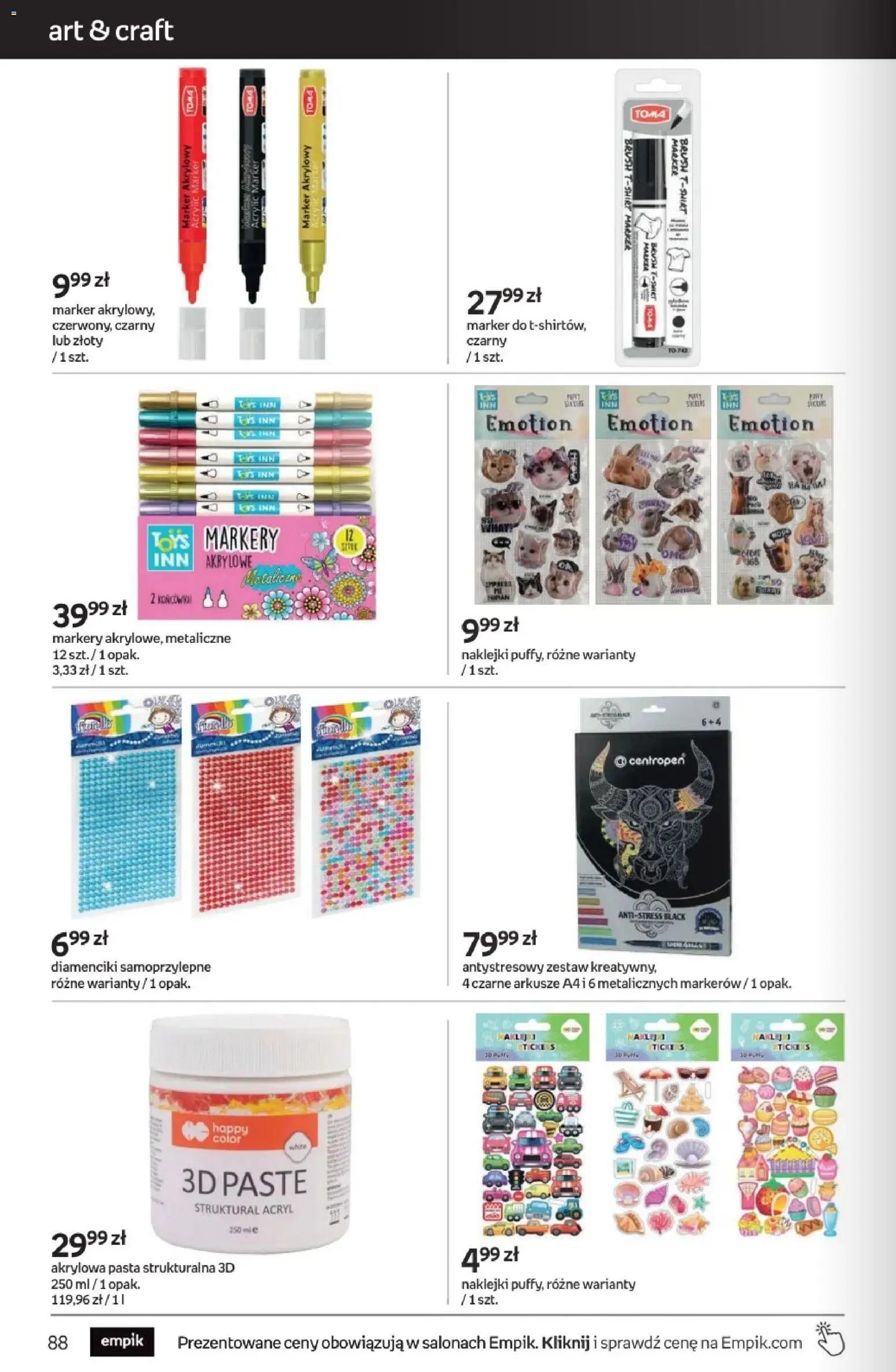 Empik promocje od 17.06.2026 | Strona: 88 | Produkty: Naklejki