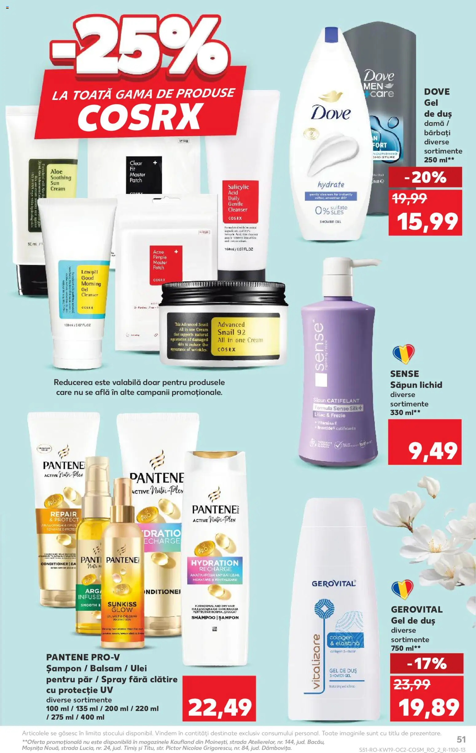 Noul catalog Kaufland – valabil de la 06.05.2026 | Pagină: 51 | Produse: Balsam, Săpun, Gel de duș, Săpun lichid