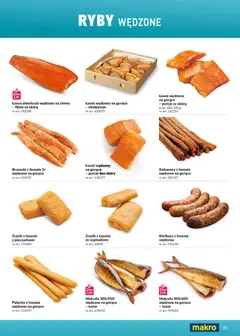 Pogląd oferty "Makro Gazetka - Ultra fresh" - ważna od 01.03.2026 | Strona: 81 | Produkty: Kiełbasa, Łosoś wędzony, Łosoś atlantycki, Łosoś
