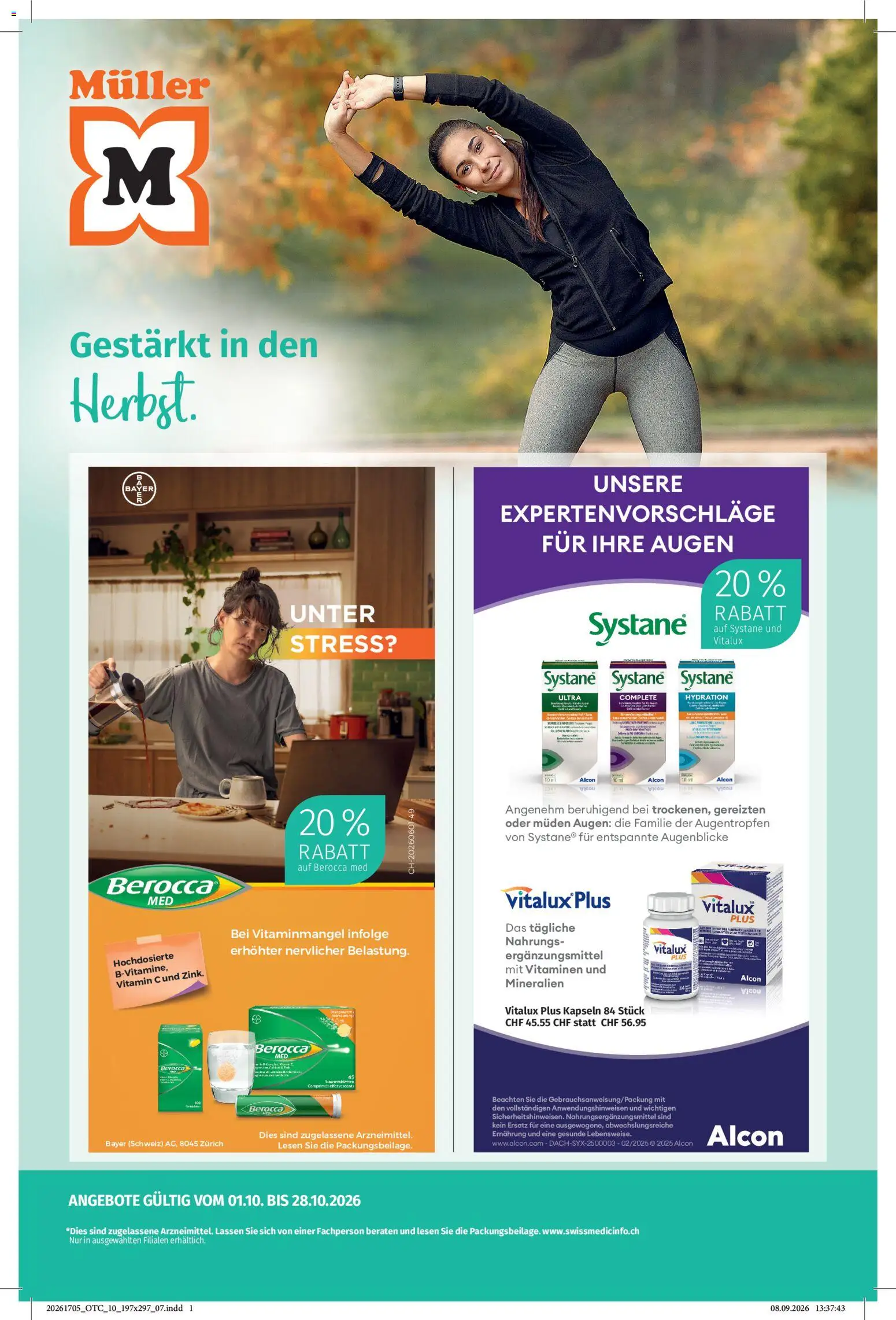 Müller aktionen Ihr Gesundheitsspezialist – gültig ab 01.10.2026 | Seite: 1
