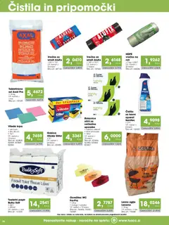 Tuš katalog akcije – veljaven od 07.04.2026 | Stran: 22 | Izdelki: Čistila, Mango, Sal, Rokavice