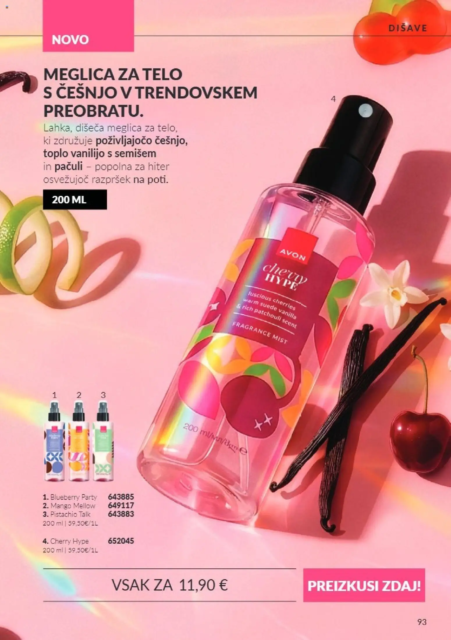 Novi Avon katalog ponudbe – veljaven od 01.10.2026 | Stran: 93 | Izdelki: Mango