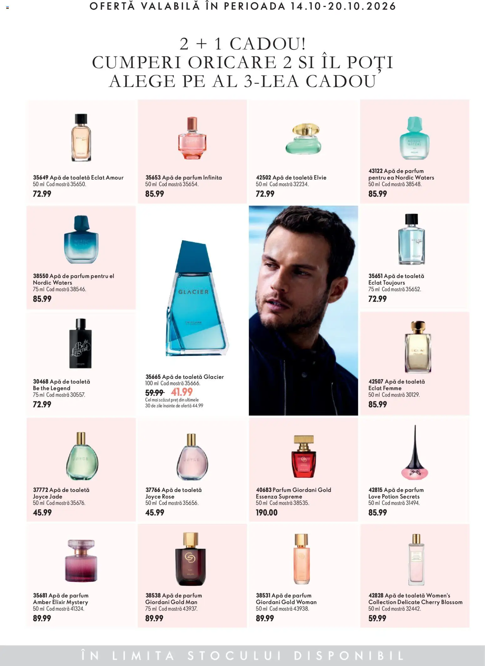 Noul catalog Oriflame – valabil de la 14.10.2026 | Pagină: 10 | Produse: Elixir, Parfum, Apă de toaletă, Apă