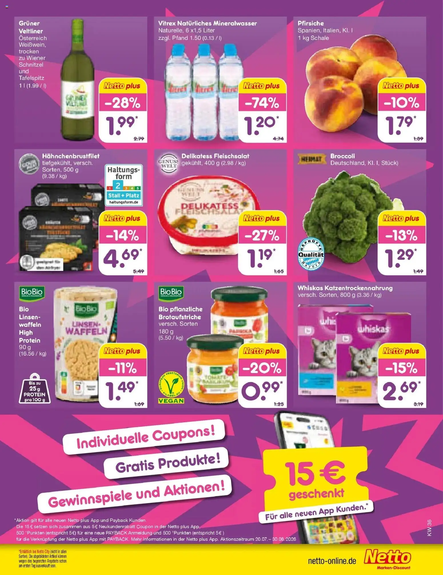 Netto Marken-Discount Prospekt Metten – gültig ab 31.08.2026 | Seite: 68 | Produkte: Tafelspitz, Schnitzel, Waffeln, Whiskas