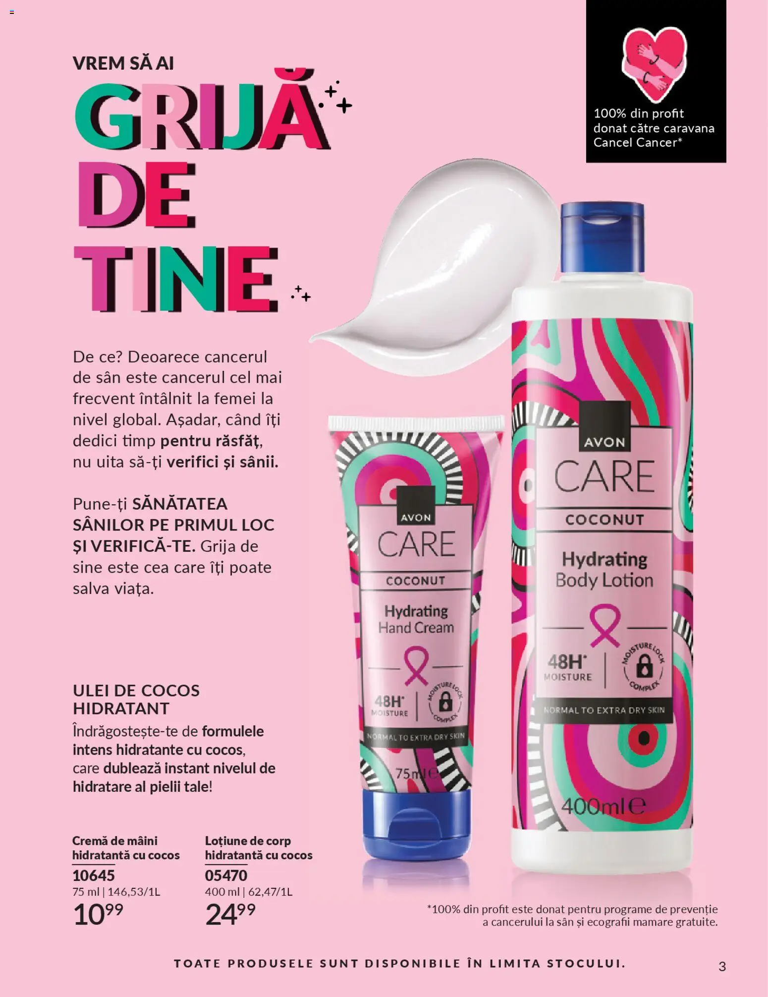 Noul catalog Avon – valabil de la 01.04.2026 | Pagină: 185 | Produse: Body, Cremă, Ulei, Cremă de mâini