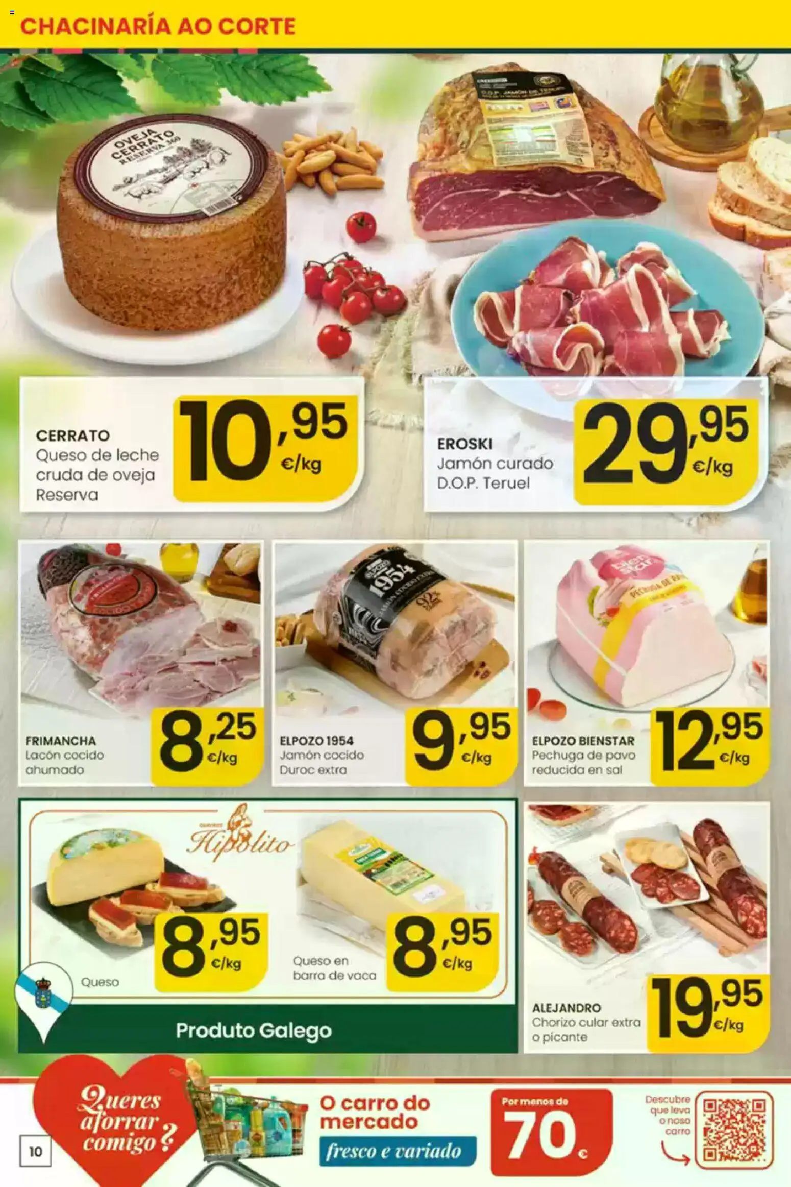 Eroski folleto │ válido desde el 30/07/2026 | Página: 10 | Productos: Leche, Queso, Jamón, Jamón cocido