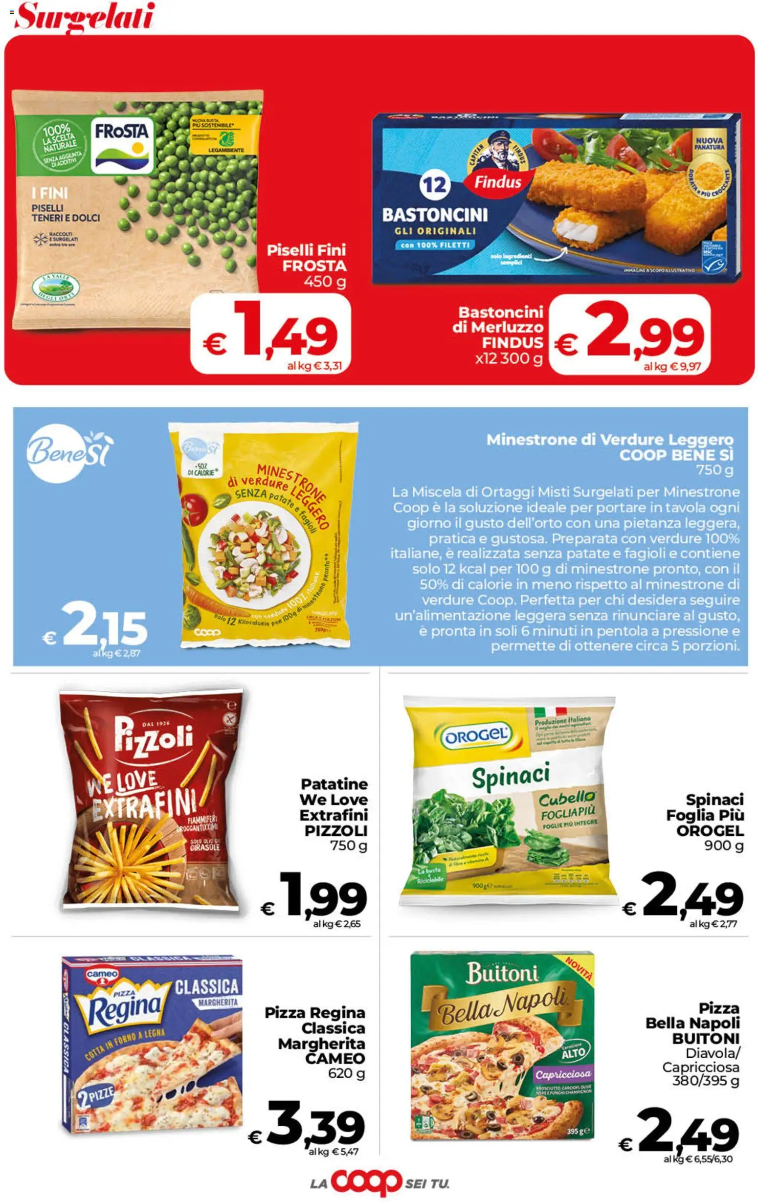 Volantino COOP del 22/09/2026 | Pagina: 14 | Prodotti: Pizza, Fagioli, Verdure, Prosciutto