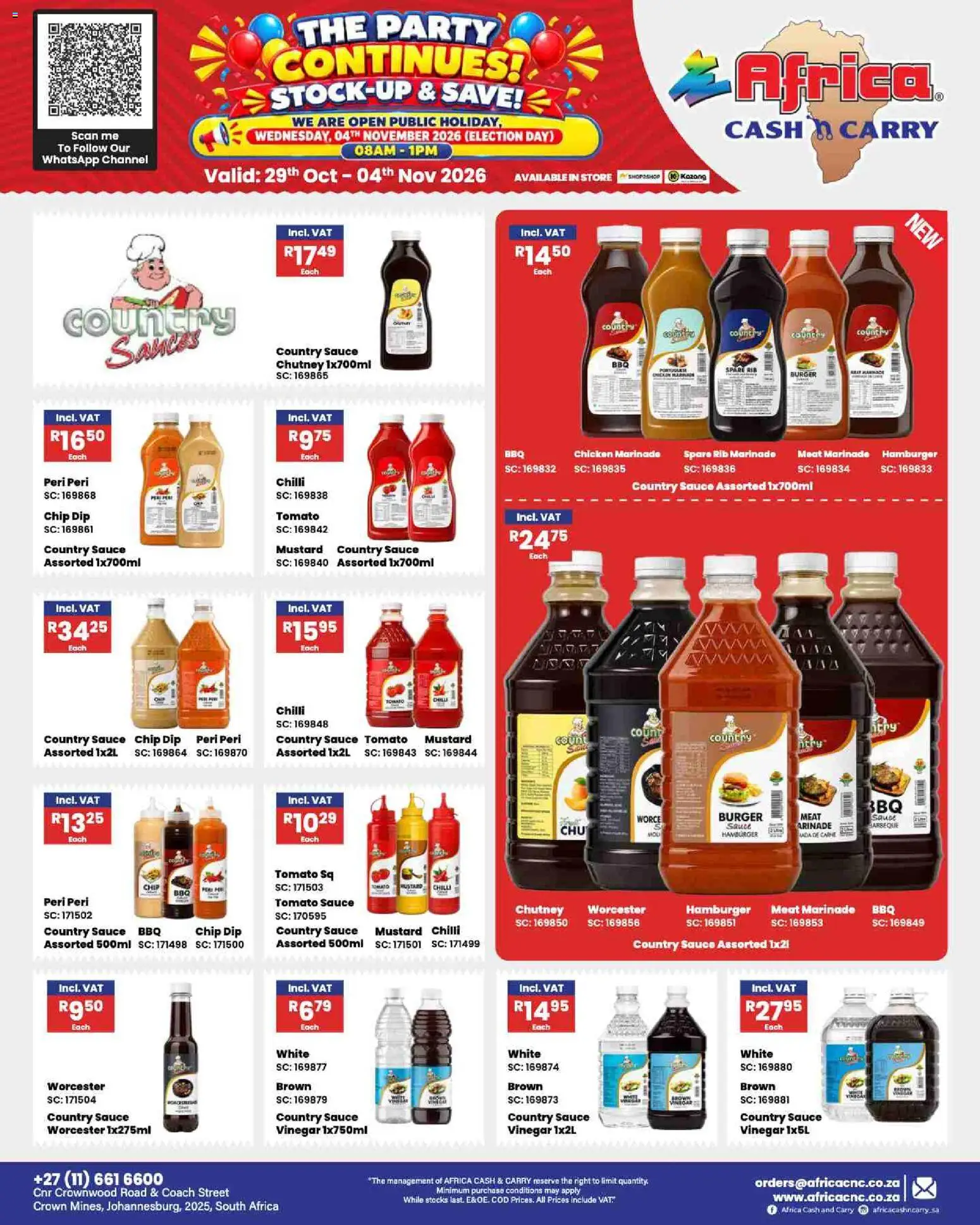 New Africa Cash & Carry catalogue – valid from 29/10/2026 | Page: 34