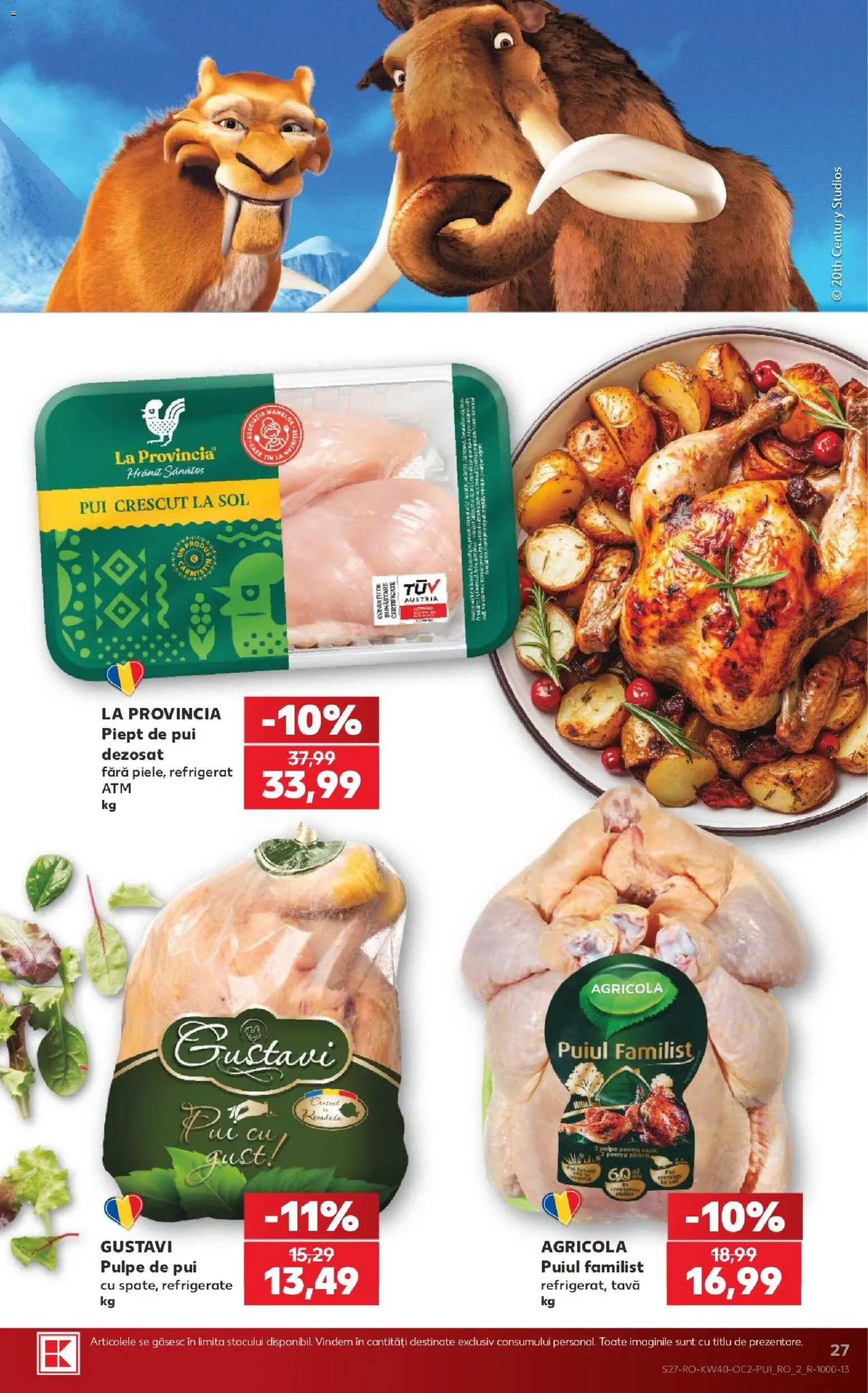 Kaufland RO akciós ujság - amely érvényes a következő dátumtól: 2026.09.30. | Oldal: 27