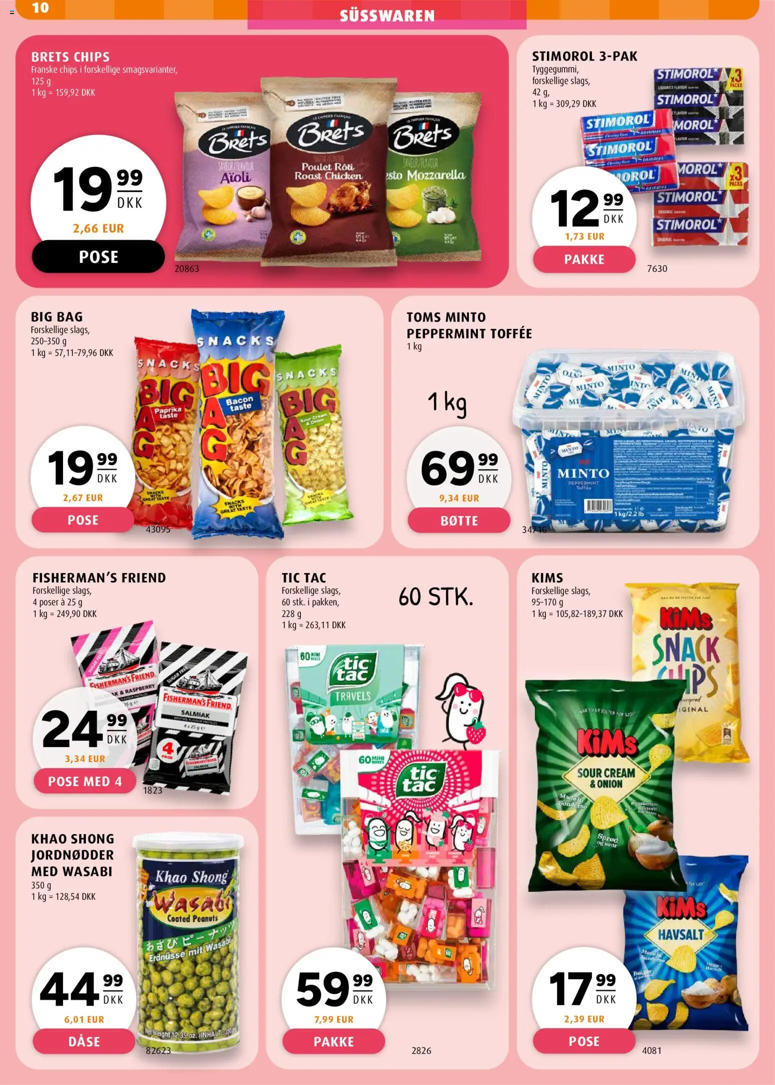 Scandinavian Park tilbudsavis – gyldig fra 22/10/2026 | Side: 12 | Produkter: Chips, Peanuts, Bacon, Mozzarella