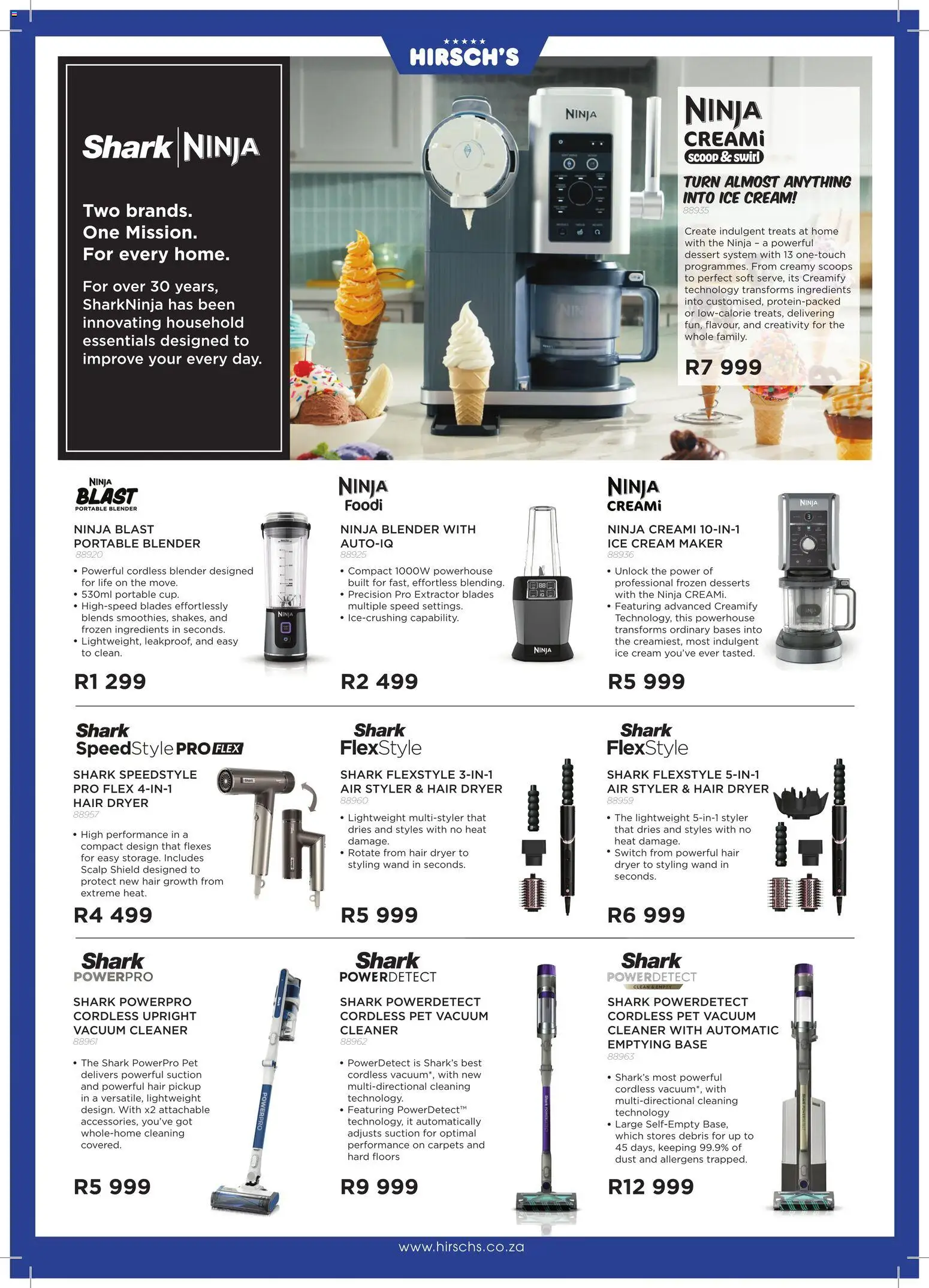 New Hirsch's catalogue – valid from 23/06/2026 | Page: 37 | Products: Dryer, Vacuum cleaner, Blender, Switch
