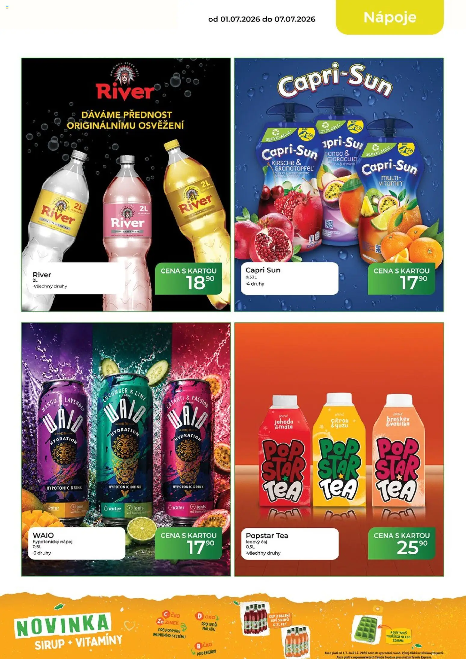 Tamda Foods leták od 01.07.2026 | Strana: 12 | Produkty: Mango, Jupí, Capri Sun, LED