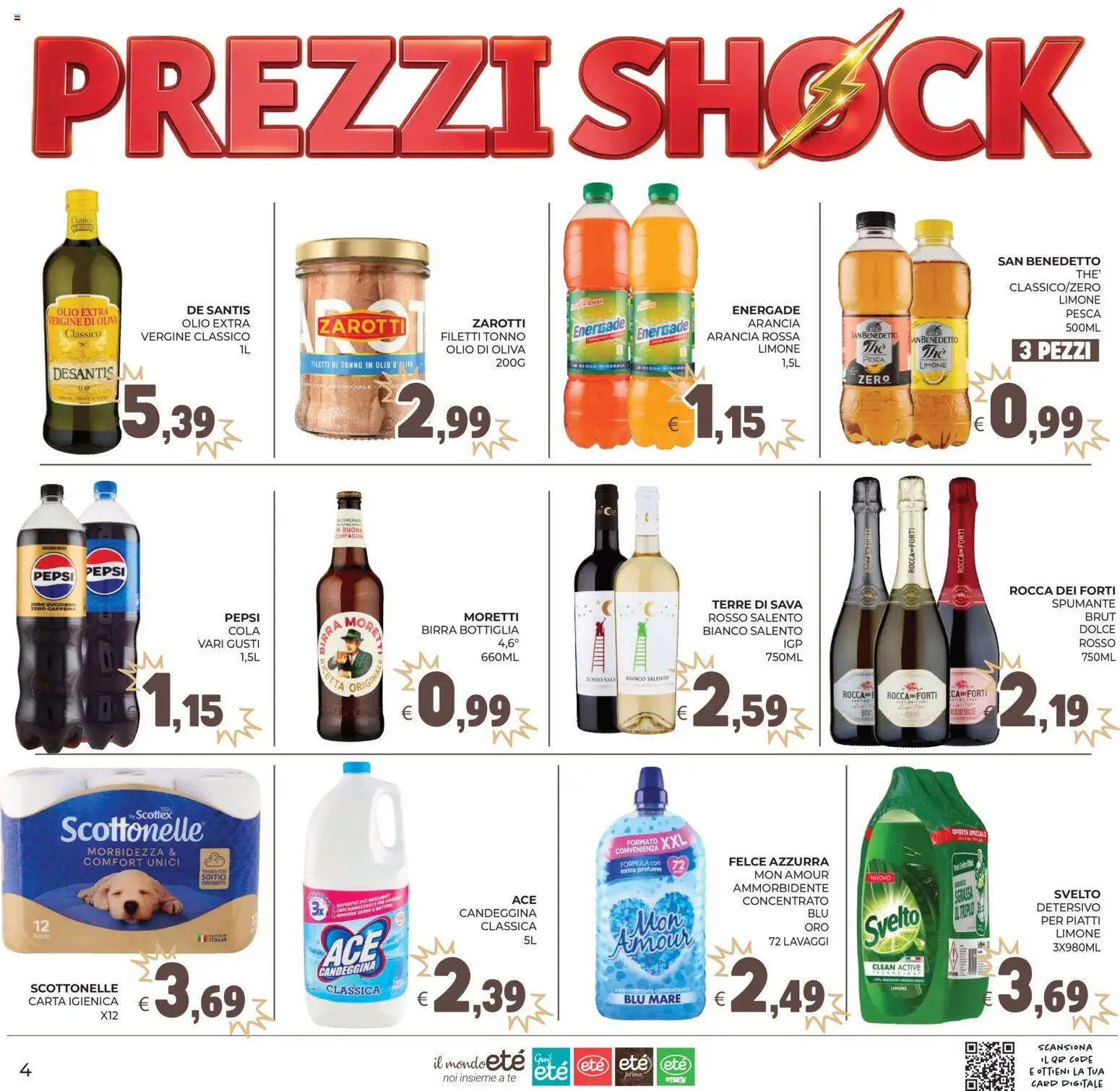 Volantino Eté del 02.06.2026 | Pagina: 4 | Prodotti: Tè, Candeggina, Limone, Tonno