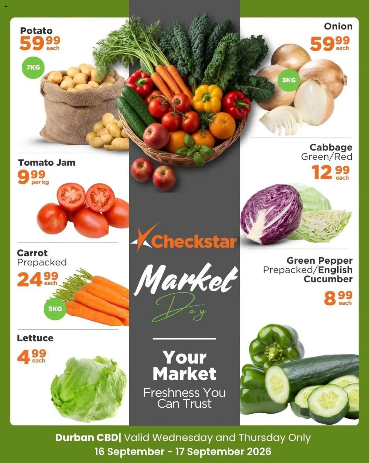 New Check Star catalogue – valid from 16/09/2026 | Page: 1 | Products: Jam, Pepper, Onion, Lettuce
