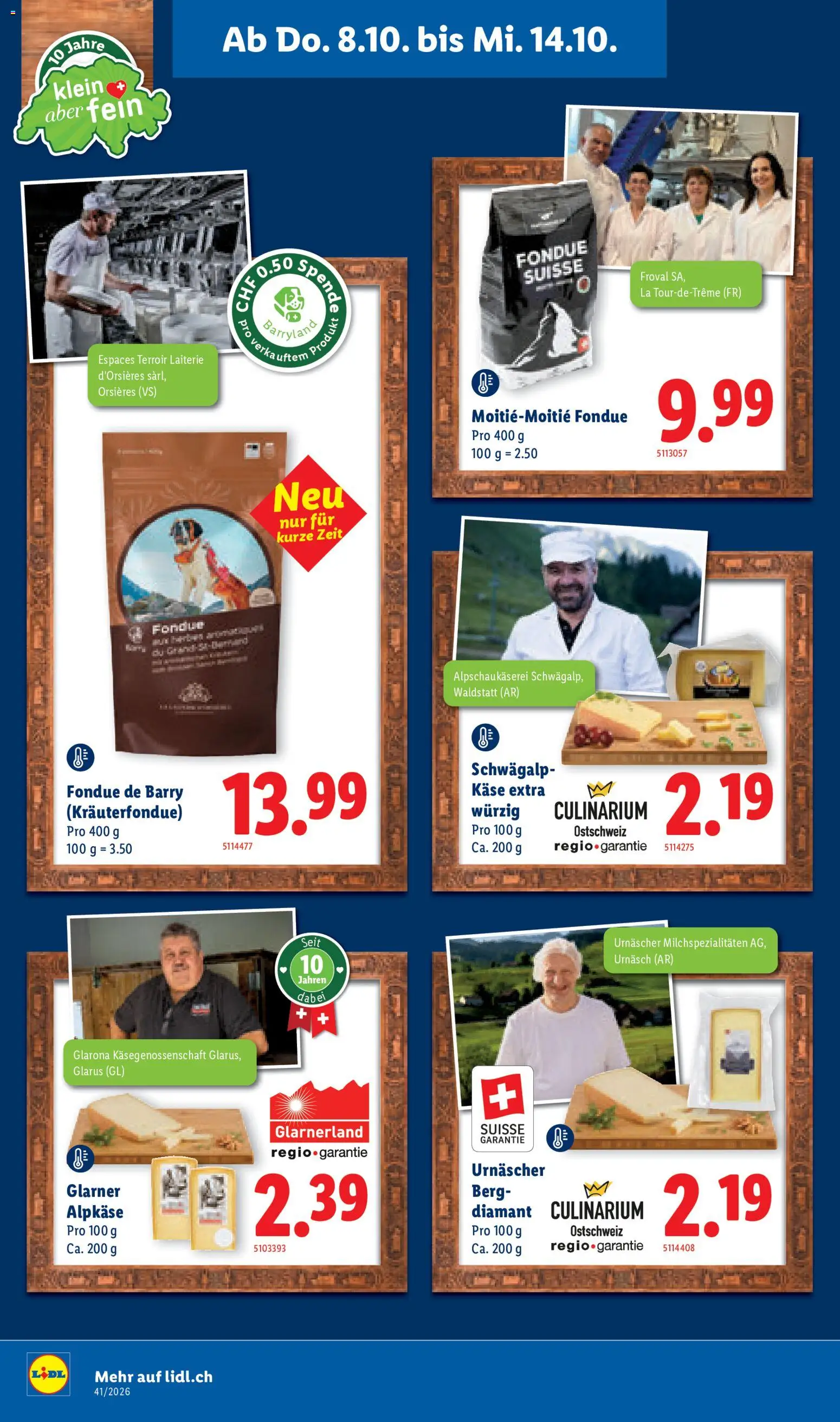 Lidl aktionen Feinste Schweizer Spezialitäten – gültig ab 08.10.2026 | Seite: 6