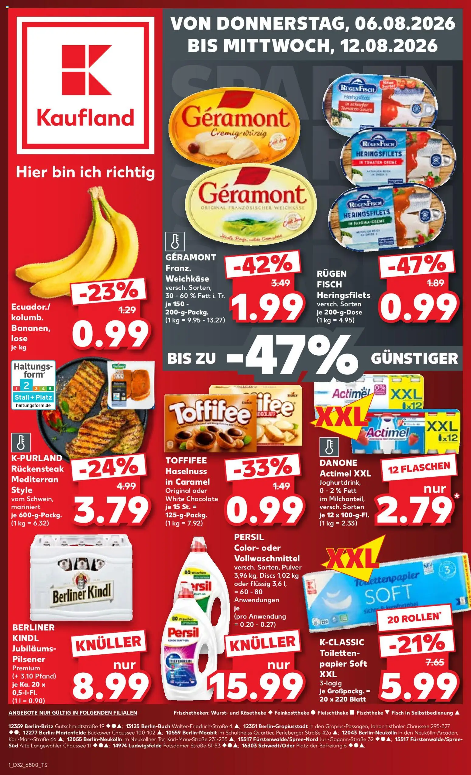 Kaufland Prospekt – gültig ab 06.08.2026 | Seite: 1