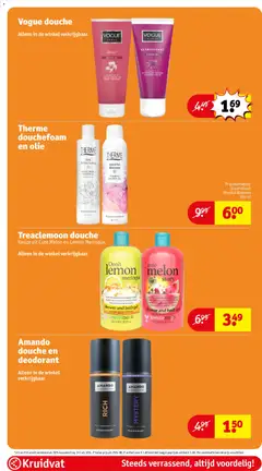 Kruidvat folder week 29 - Voorbeeld van een folder van Kruidvat, geldig van 14-07-2026 | Pagina: 42 | Producten: Deodorant, Kan, Douche, Gel